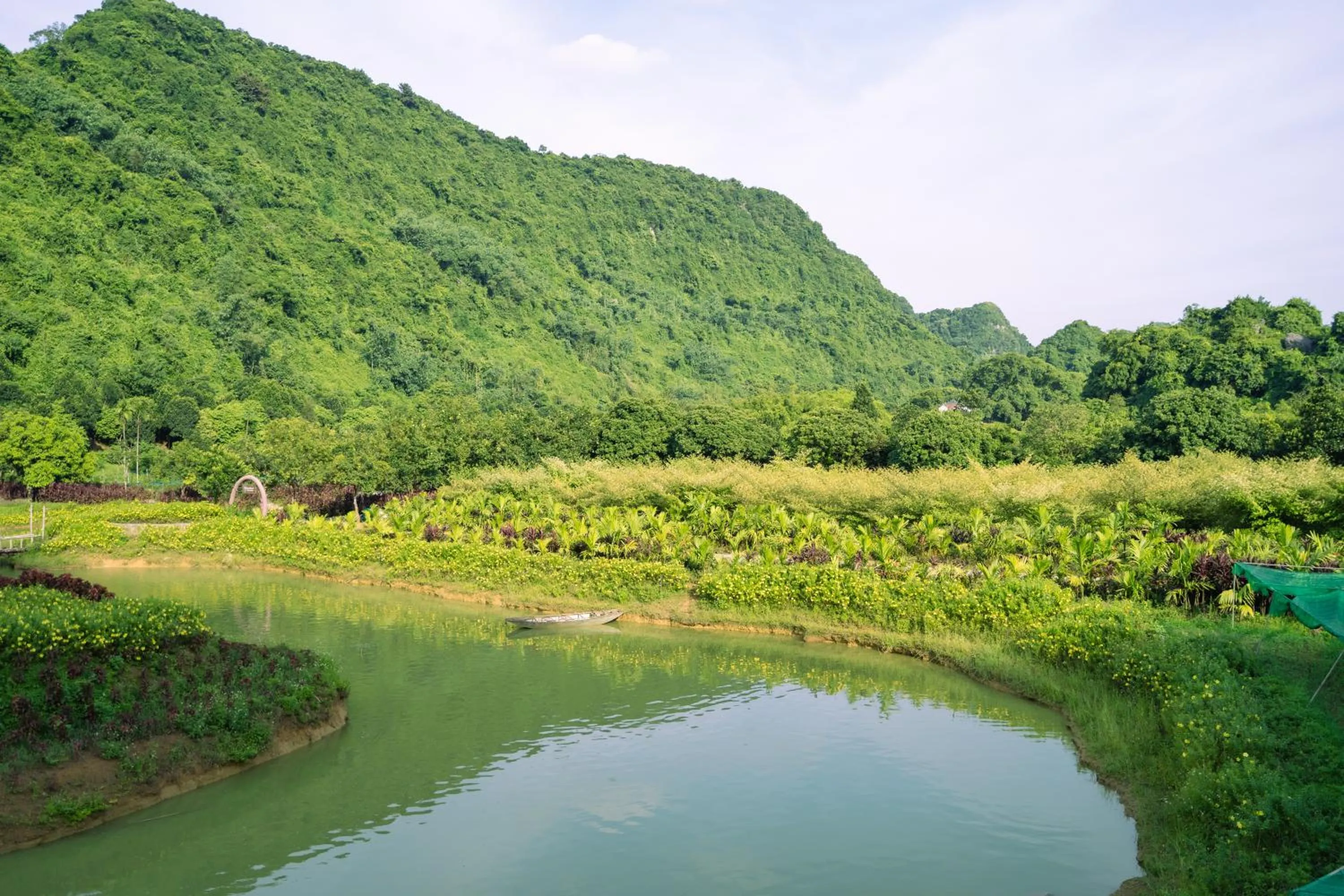 Natural landscape in Thung Nham Resort