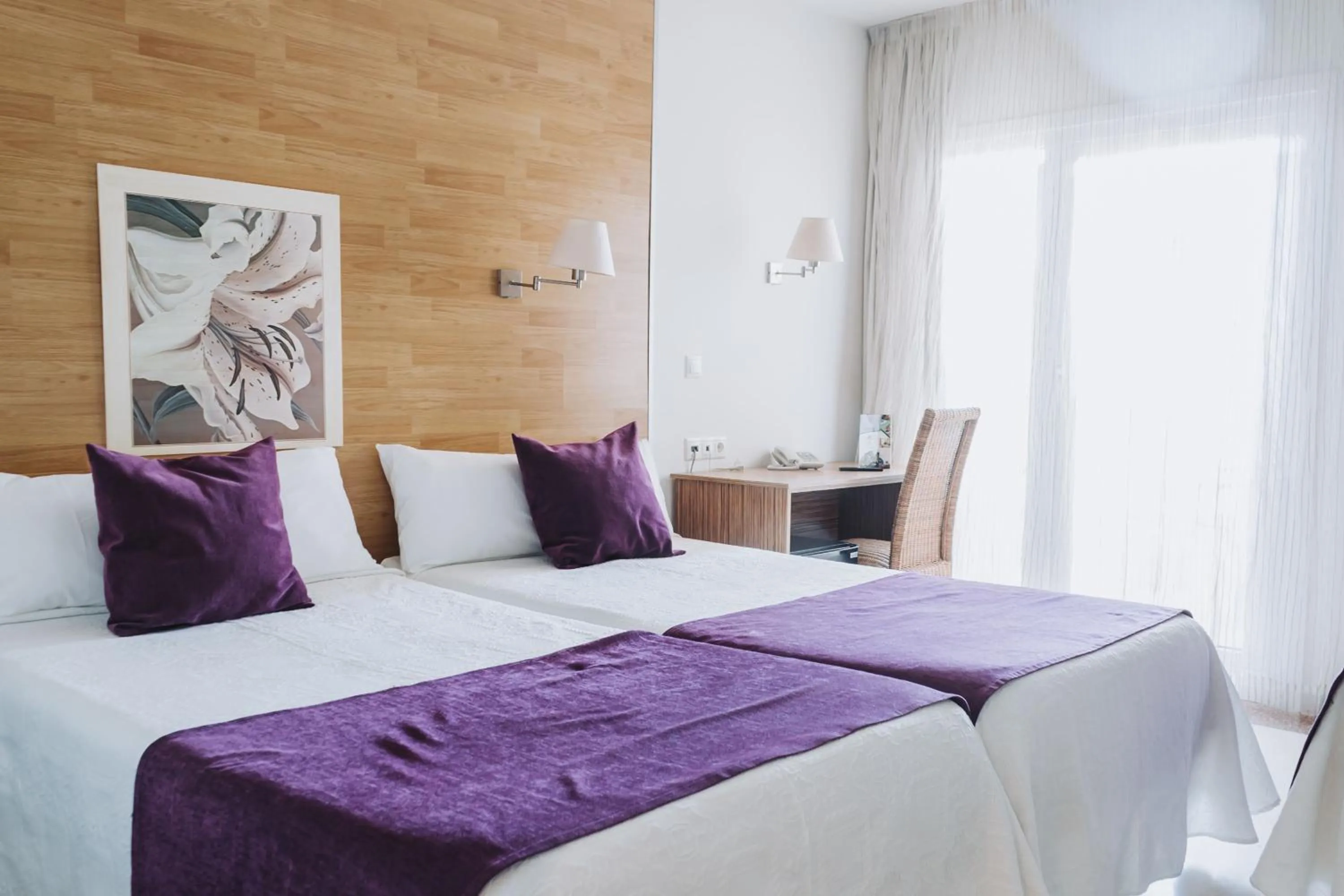 Bed in Hotel Guardamar