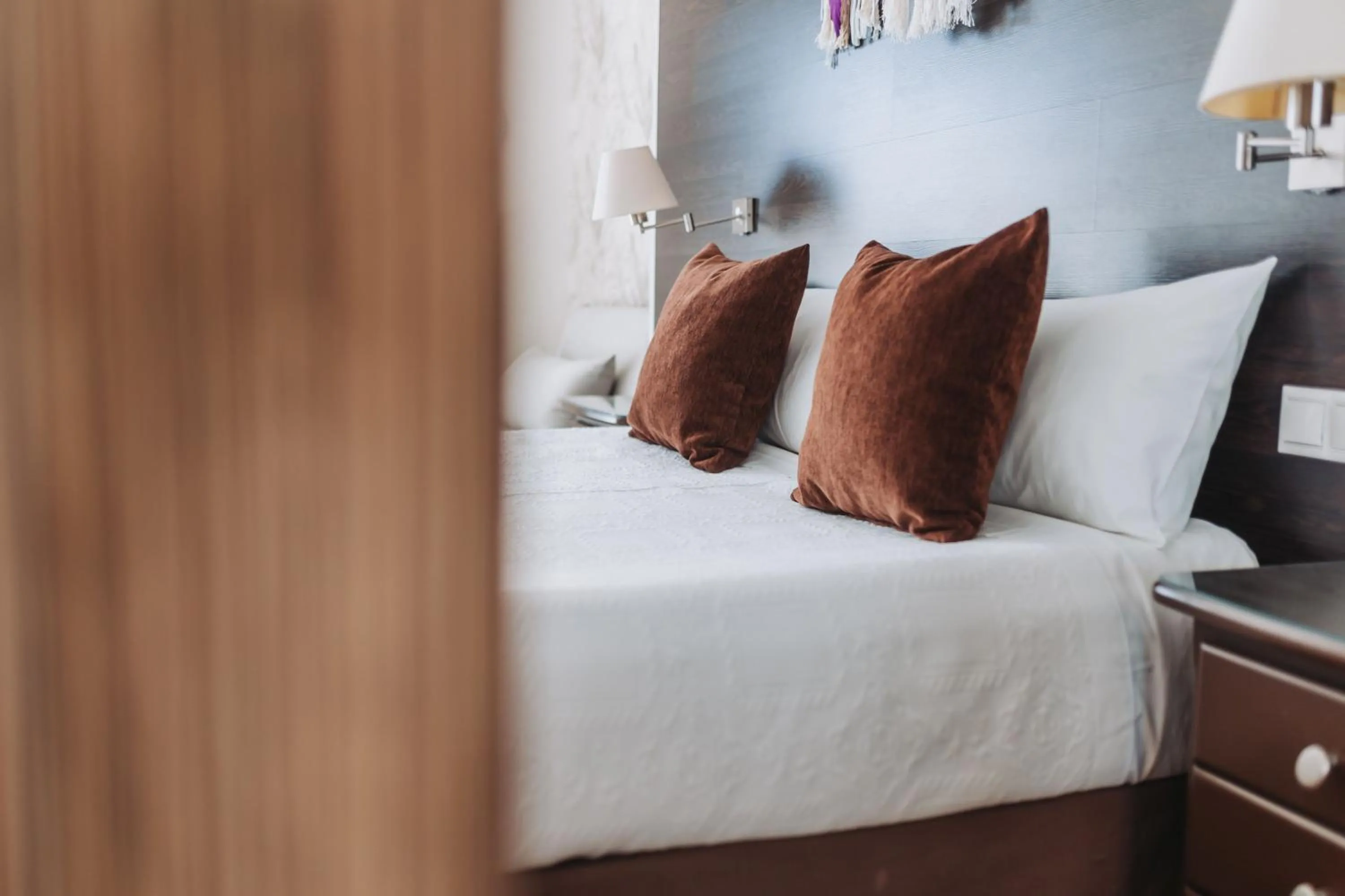 Bed in Hotel Guardamar