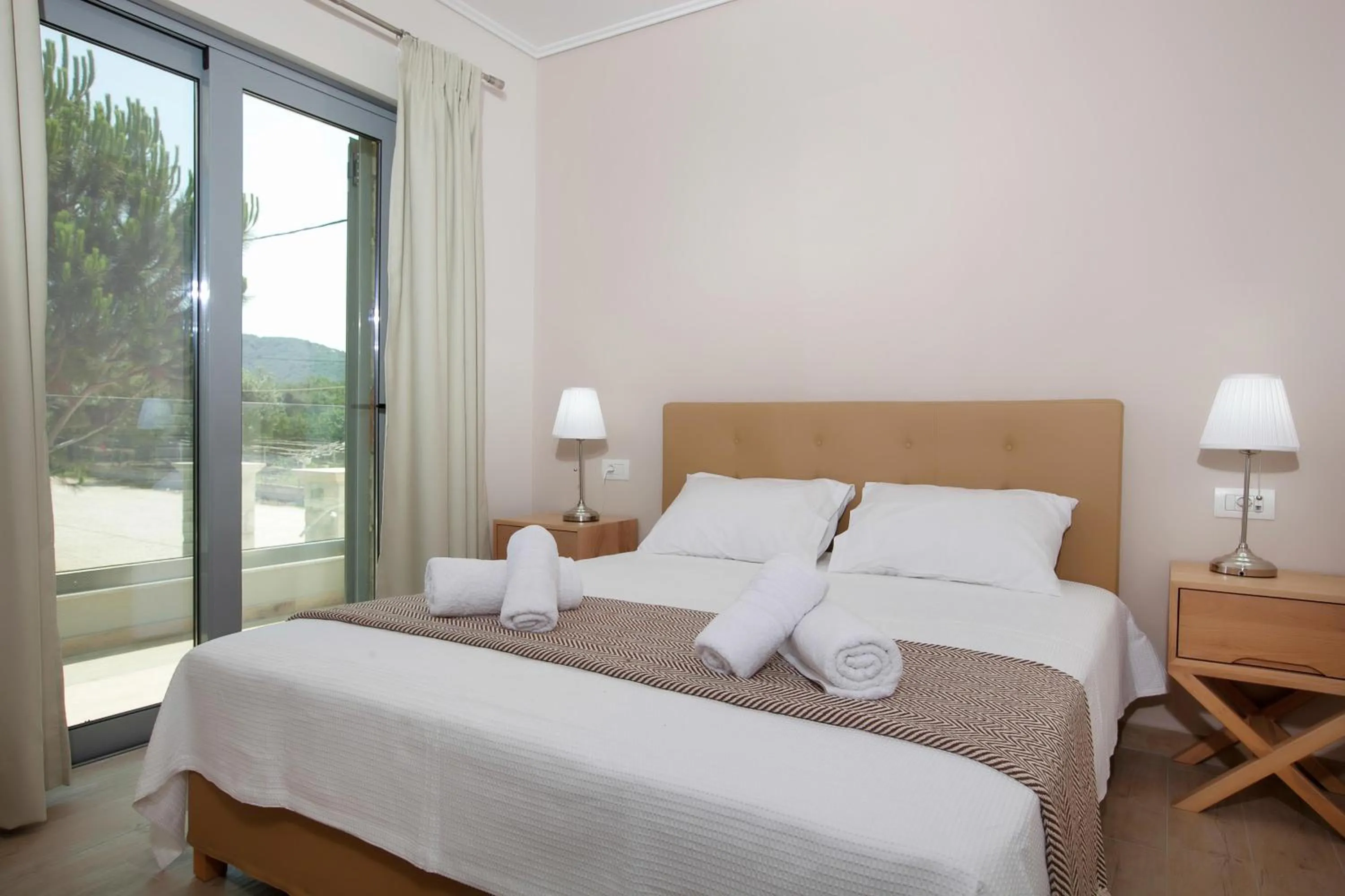 Bed in Zante Suites