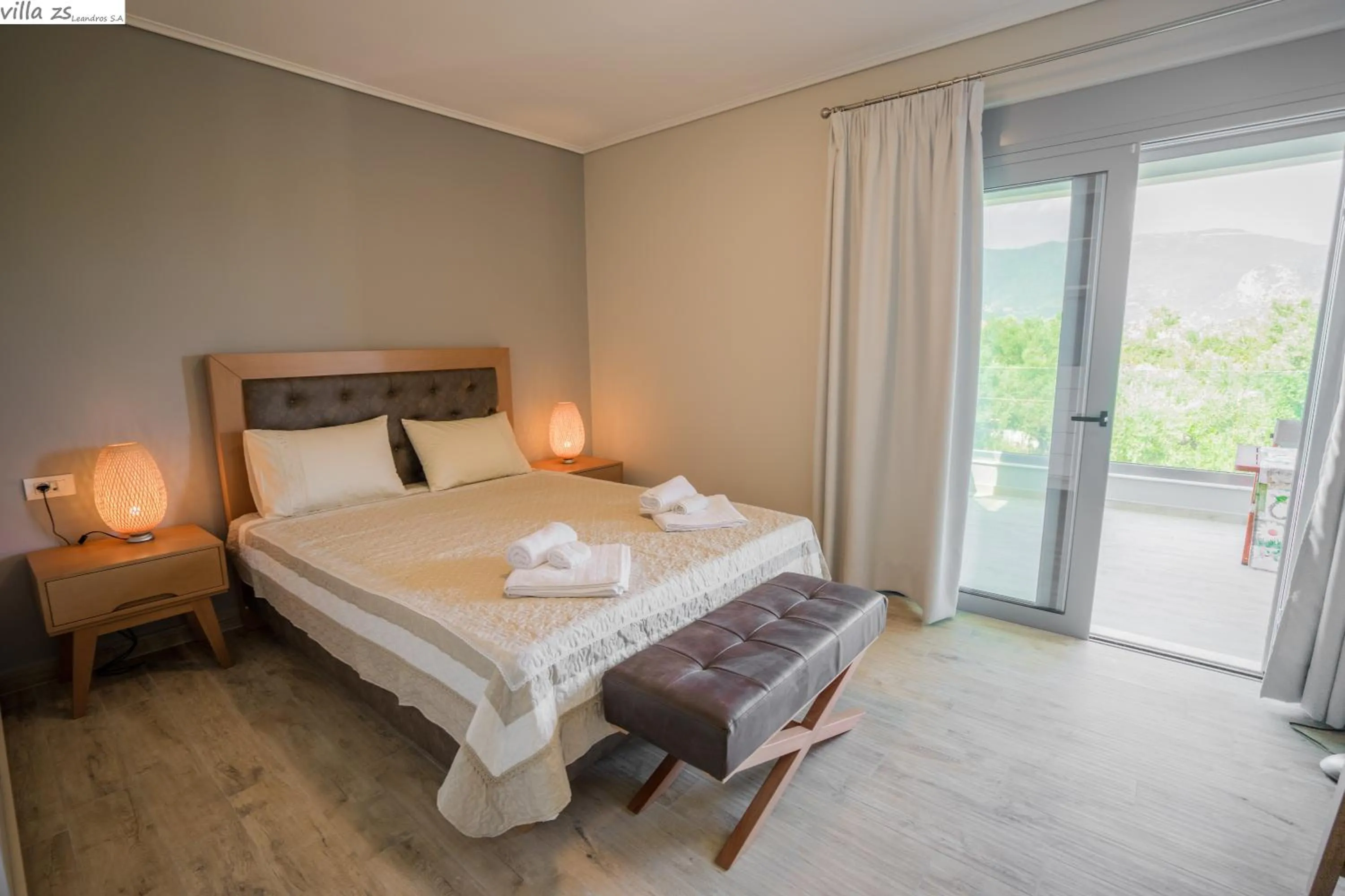 Bed in Zante Suites