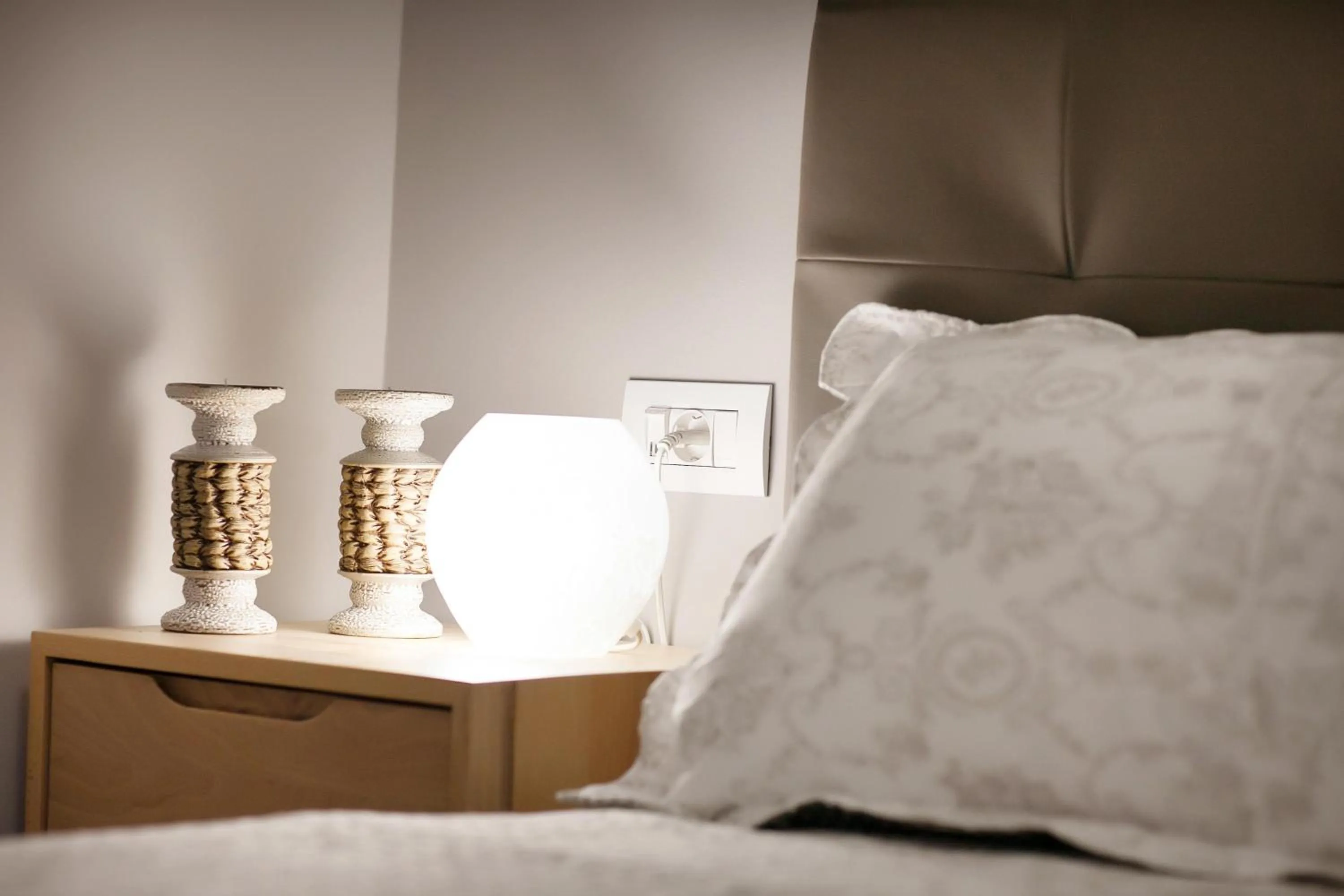 Decorative detail, Bed in Zante Suites