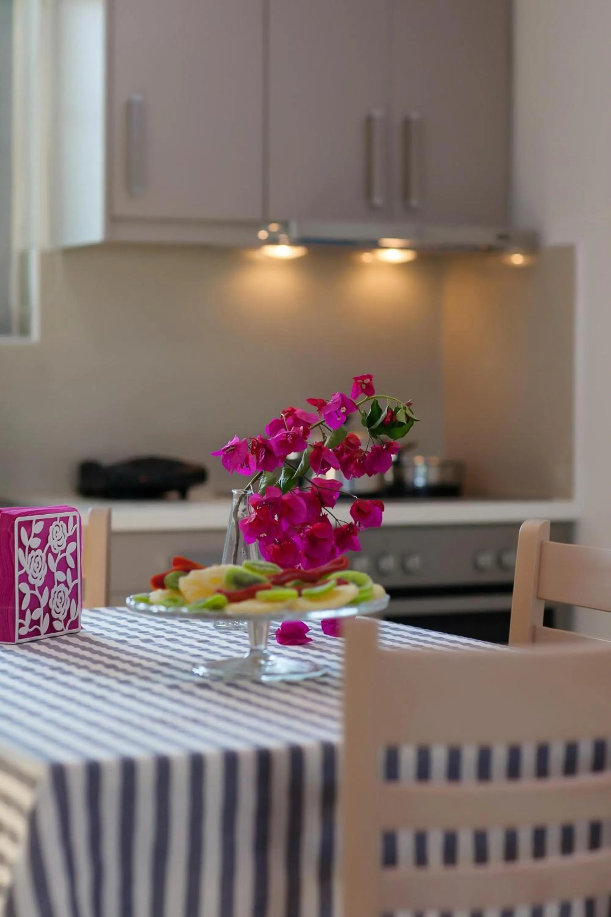 Dining area in Zante Suites