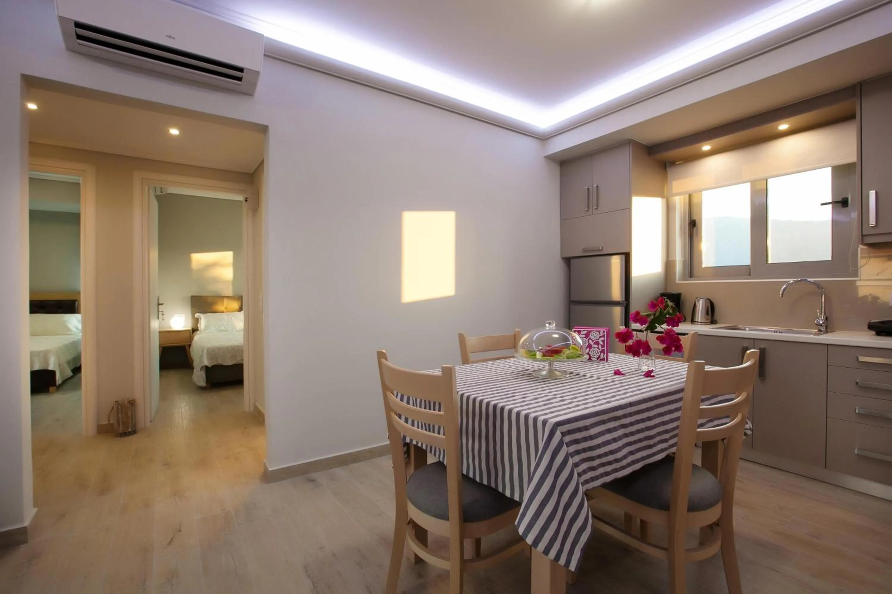 Kitchen or kitchenette in Zante Suites
