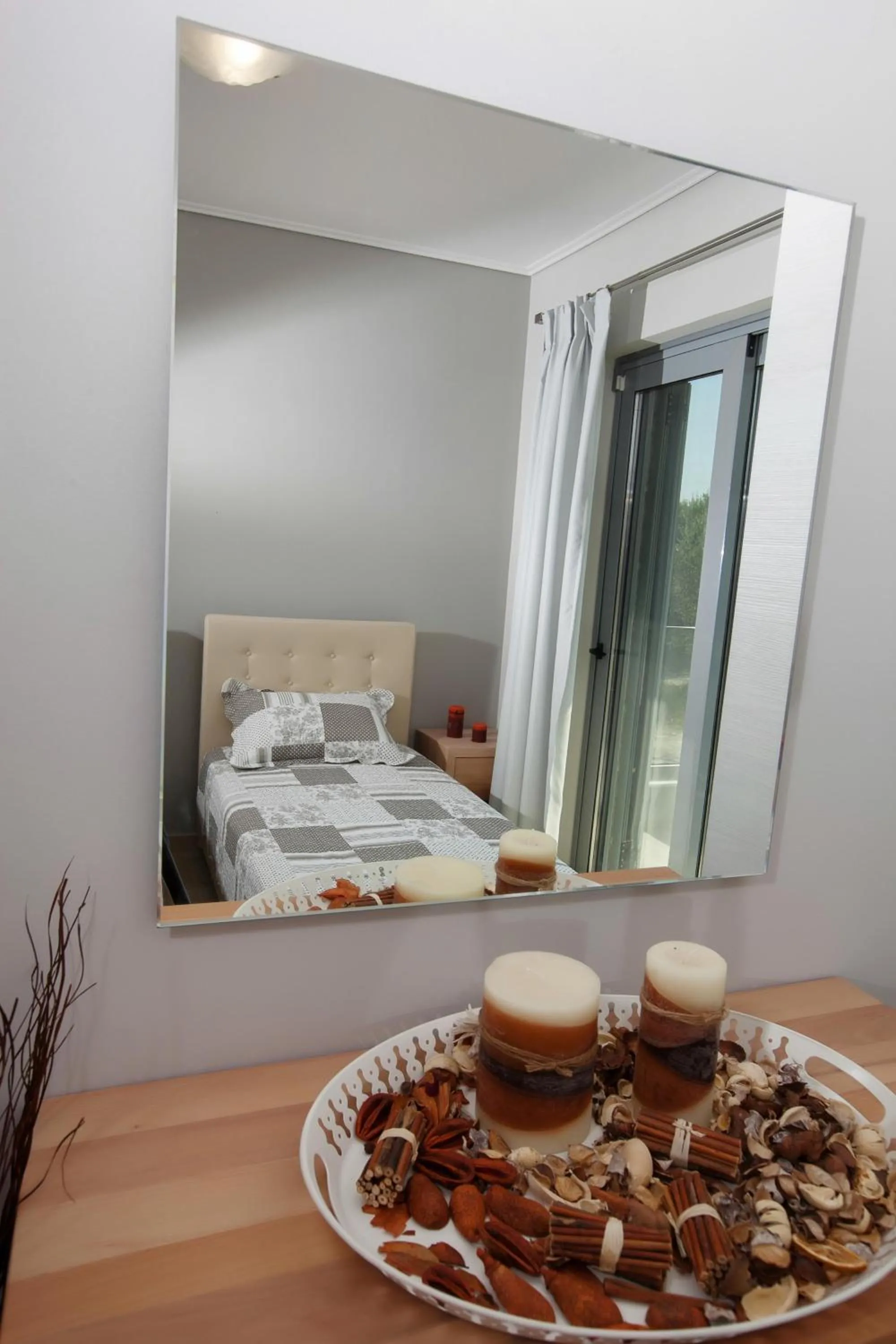 Decorative detail, Bed in Zante Suites