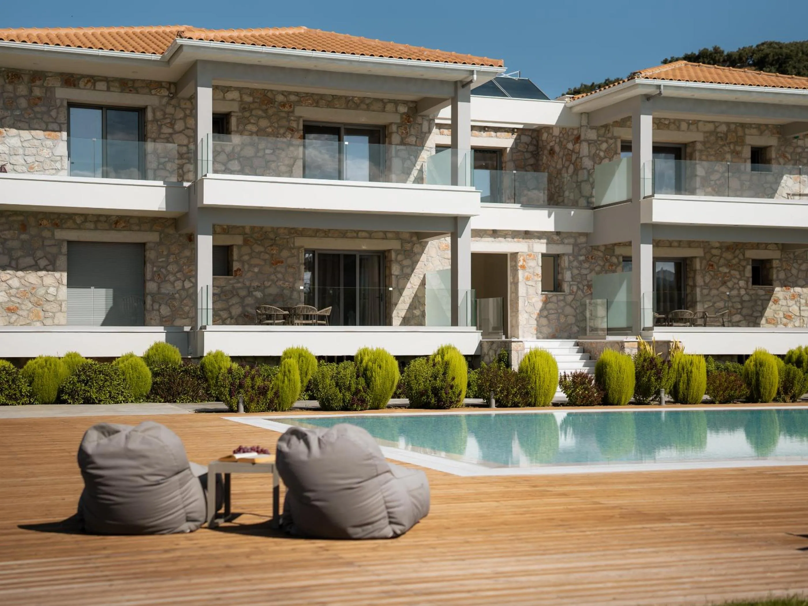 Patio in Zante Suites