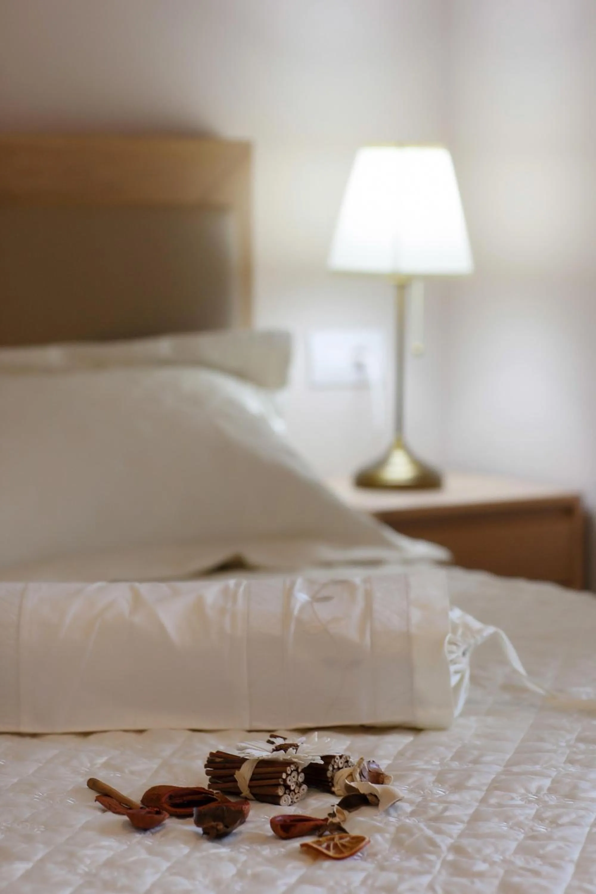 Decorative detail, Bed in Zante Suites