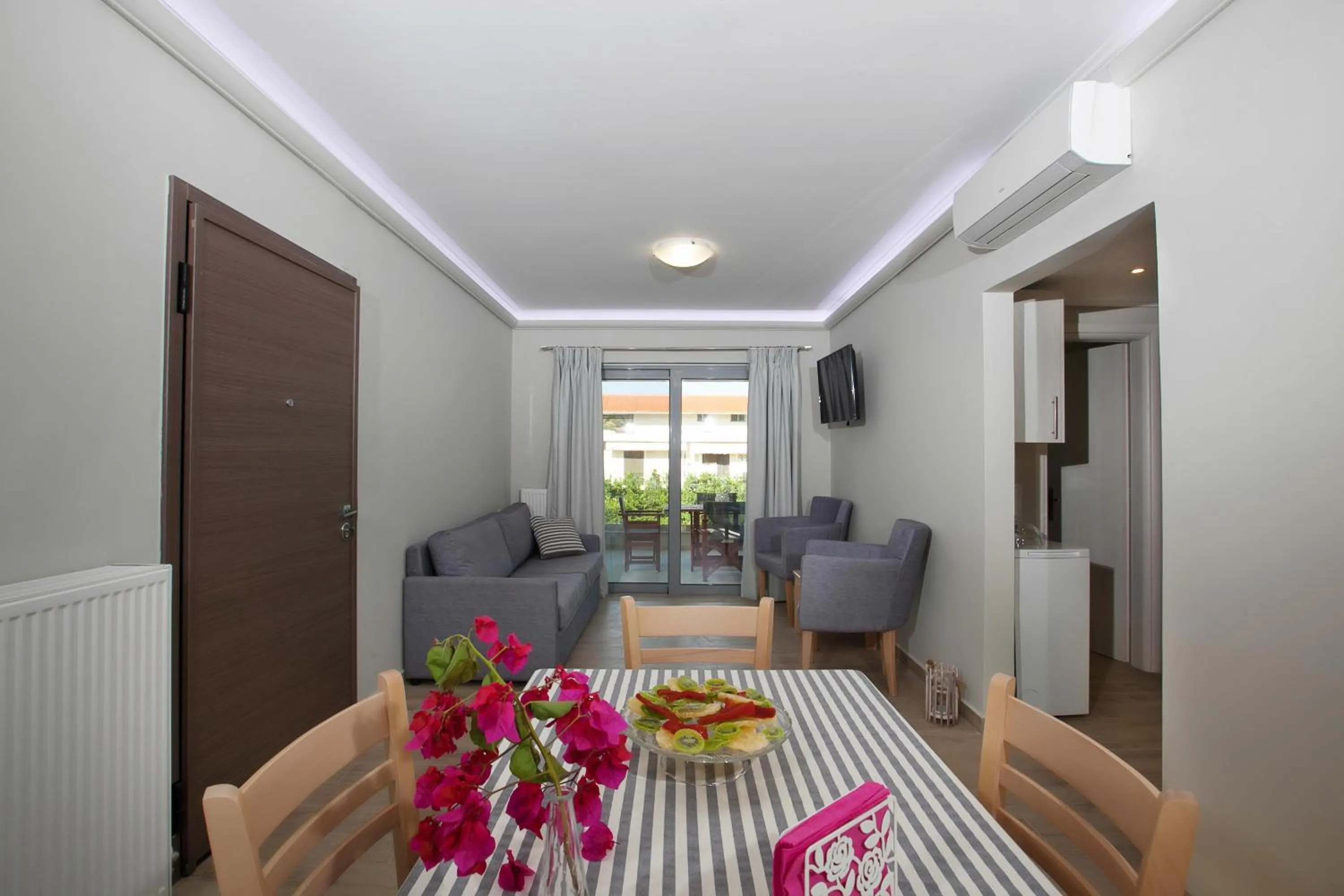 Living room in Zante Suites