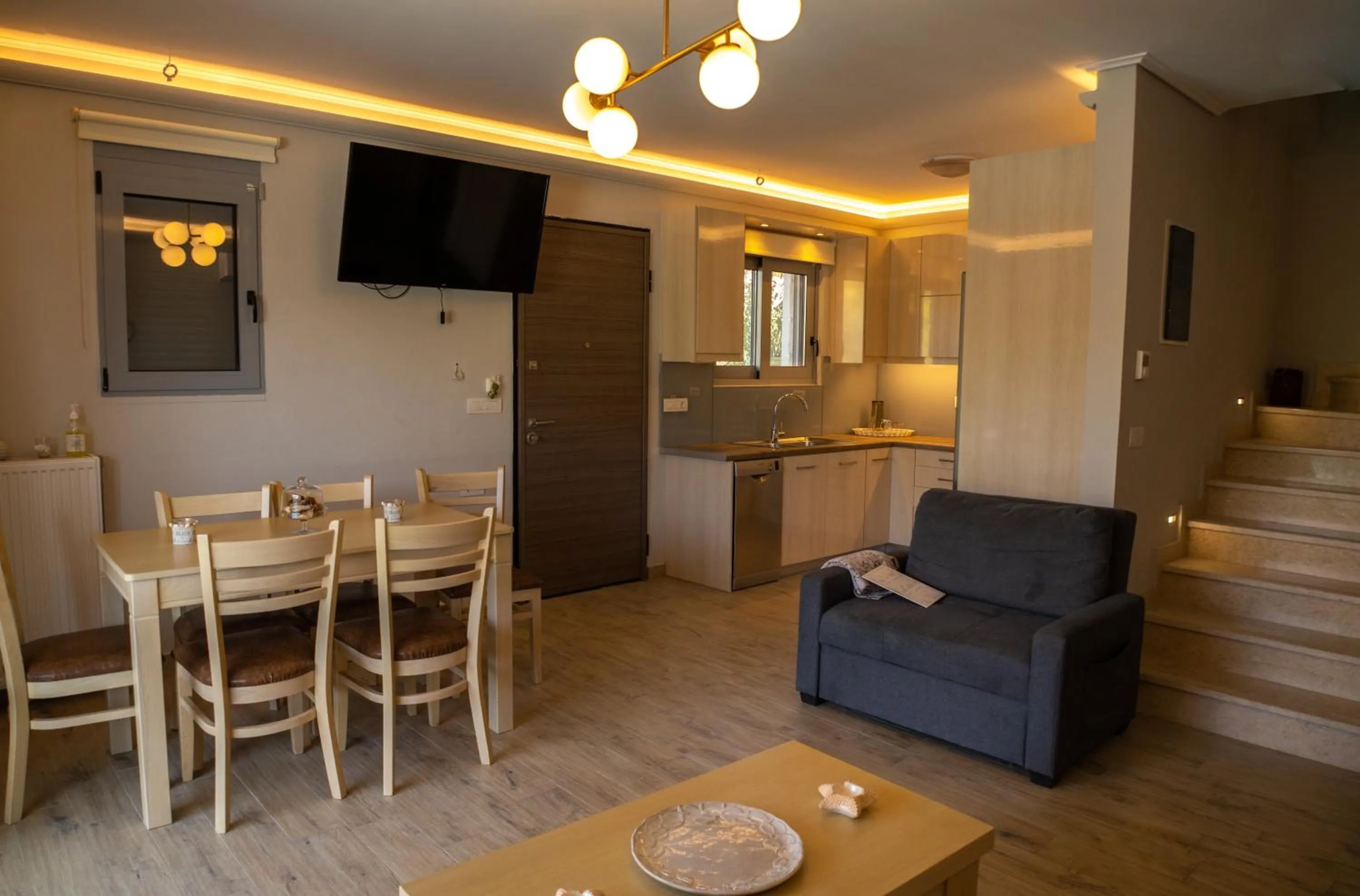 Living room in Zante Suites