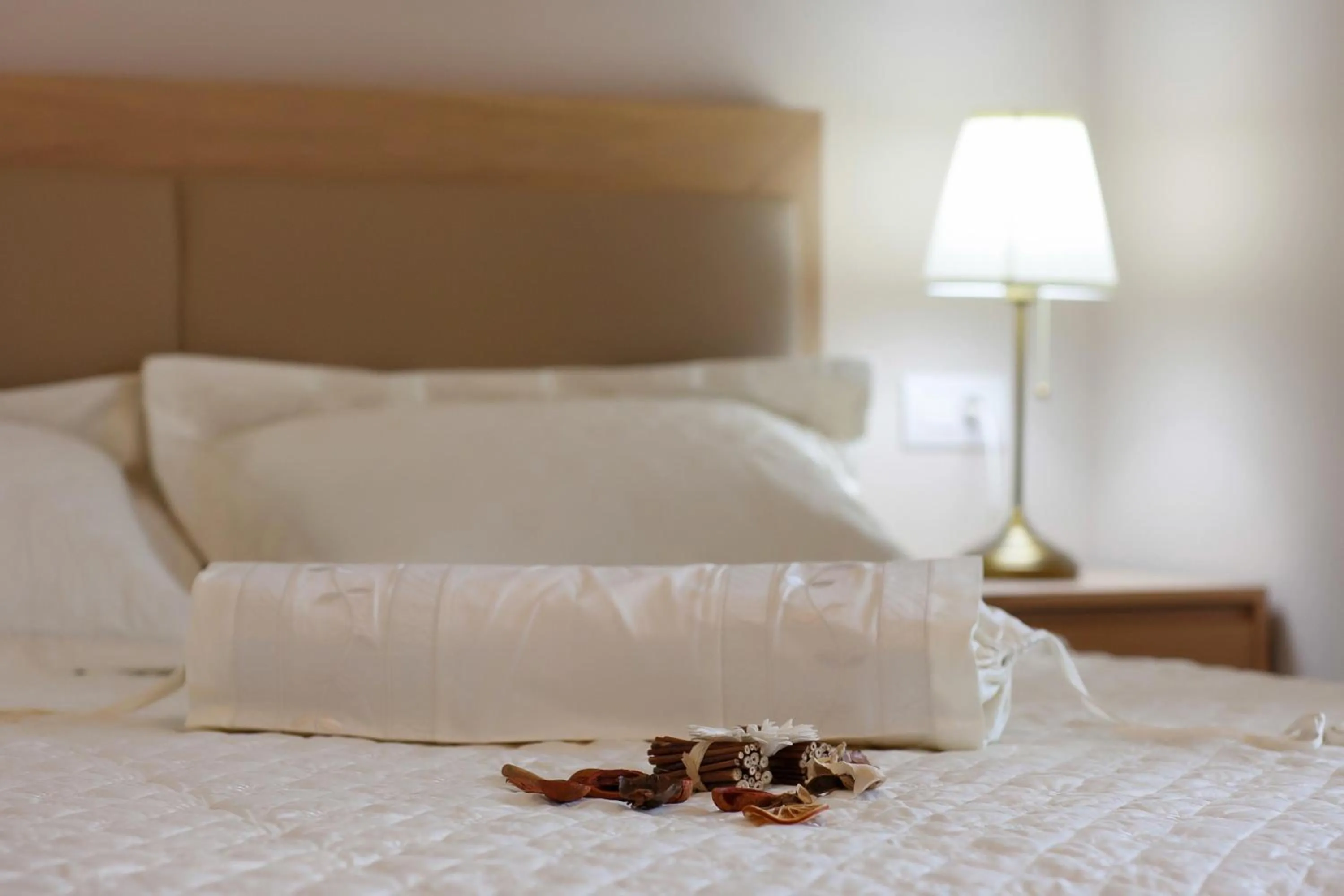 Decorative detail, Bed in Zante Suites