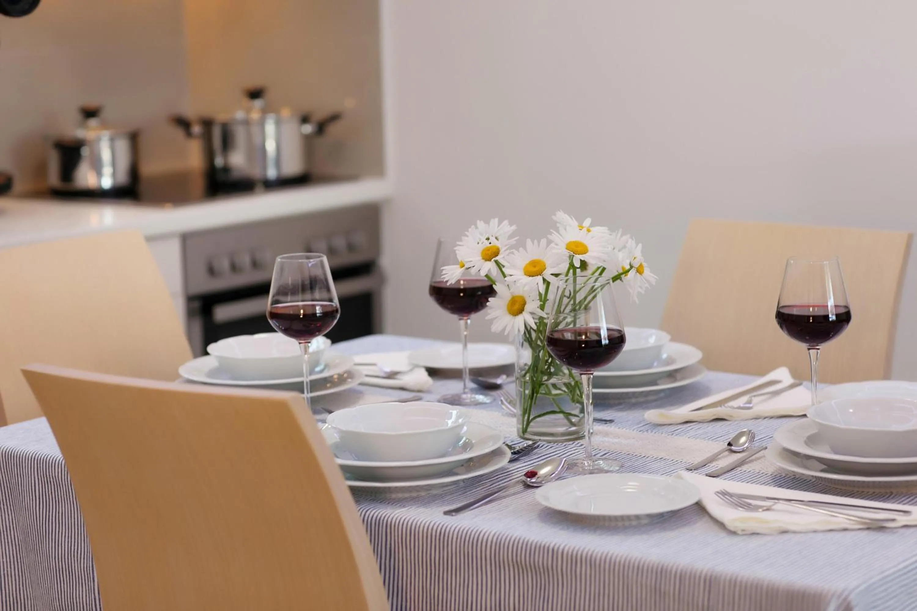 Dining area in Zante Suites