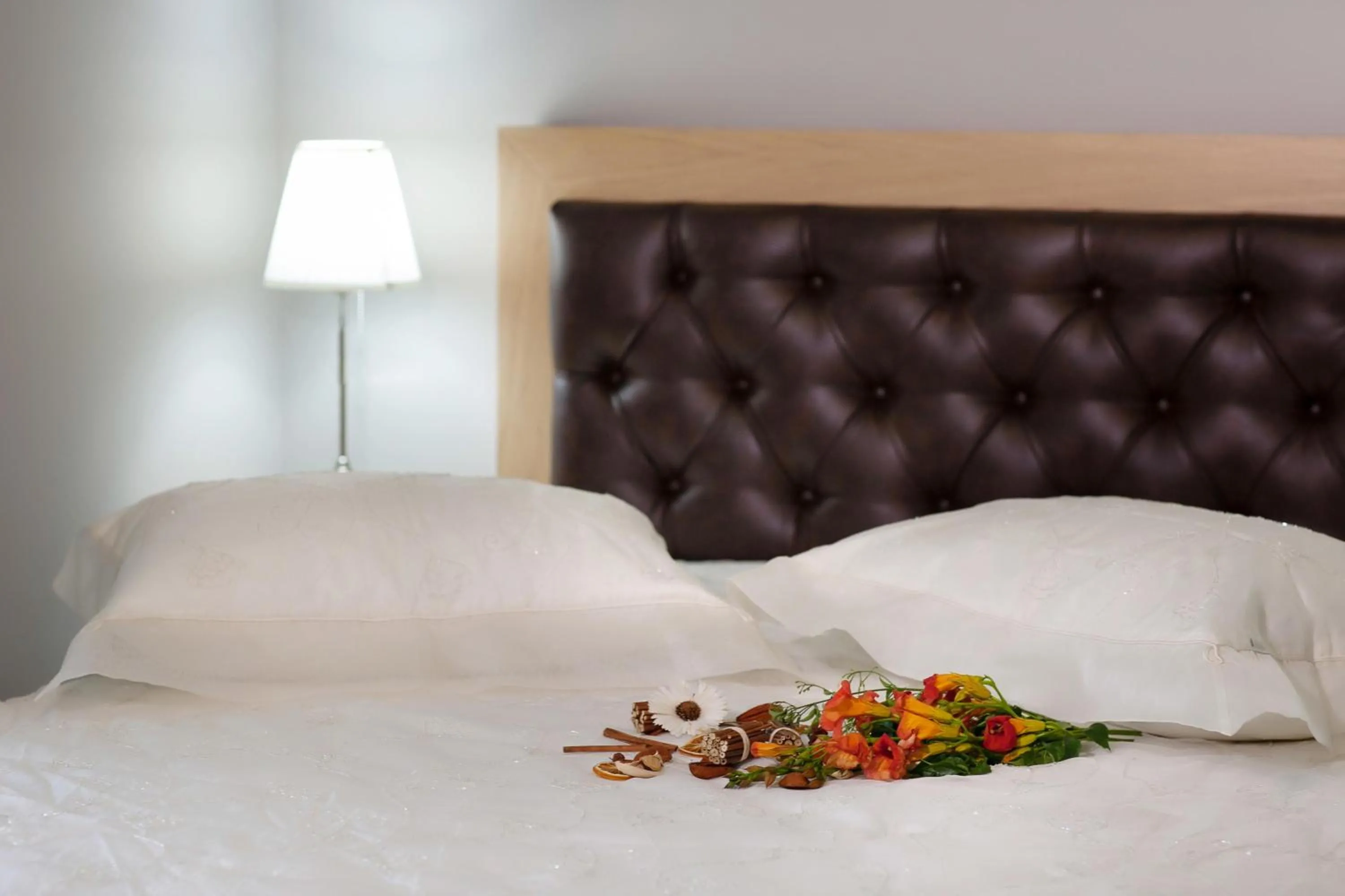 Decorative detail, Bed in Zante Suites