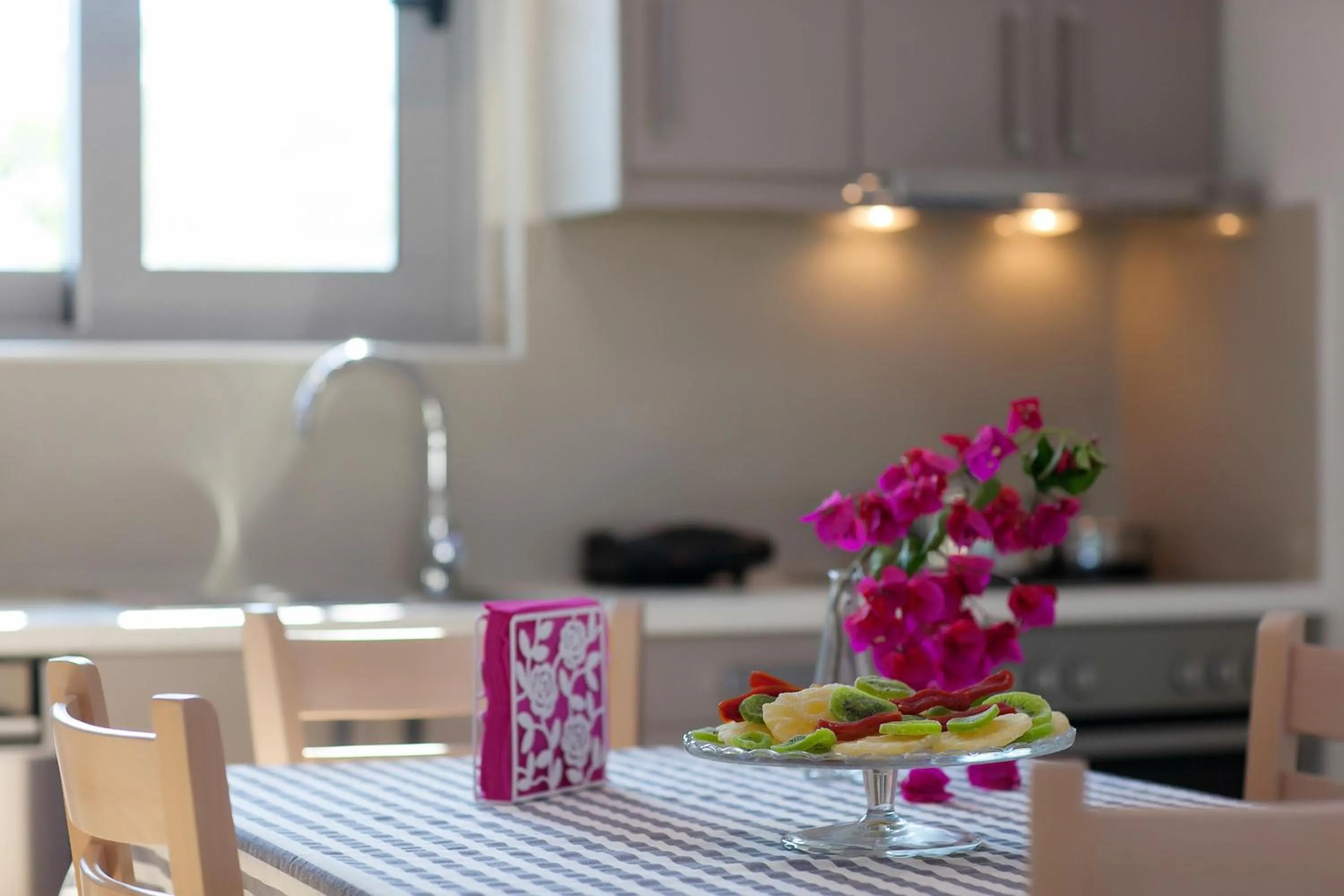 Kitchen or kitchenette in Zante Suites