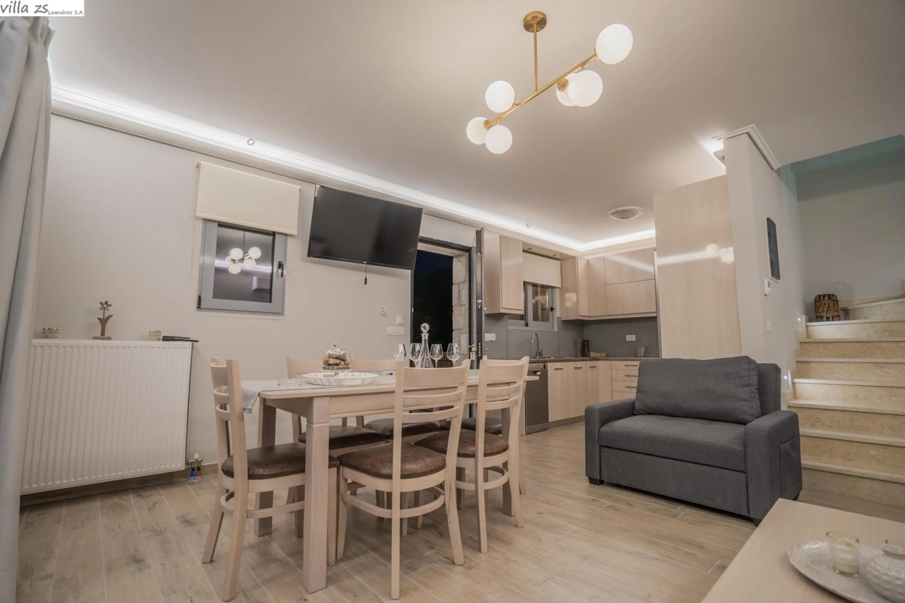 Living room in Zante Suites