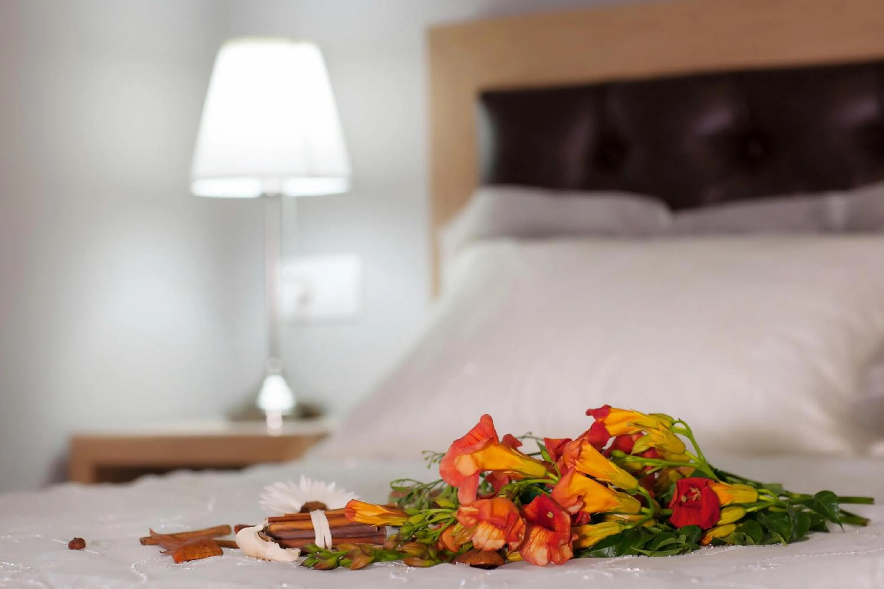 Decorative detail, Bed in Zante Suites