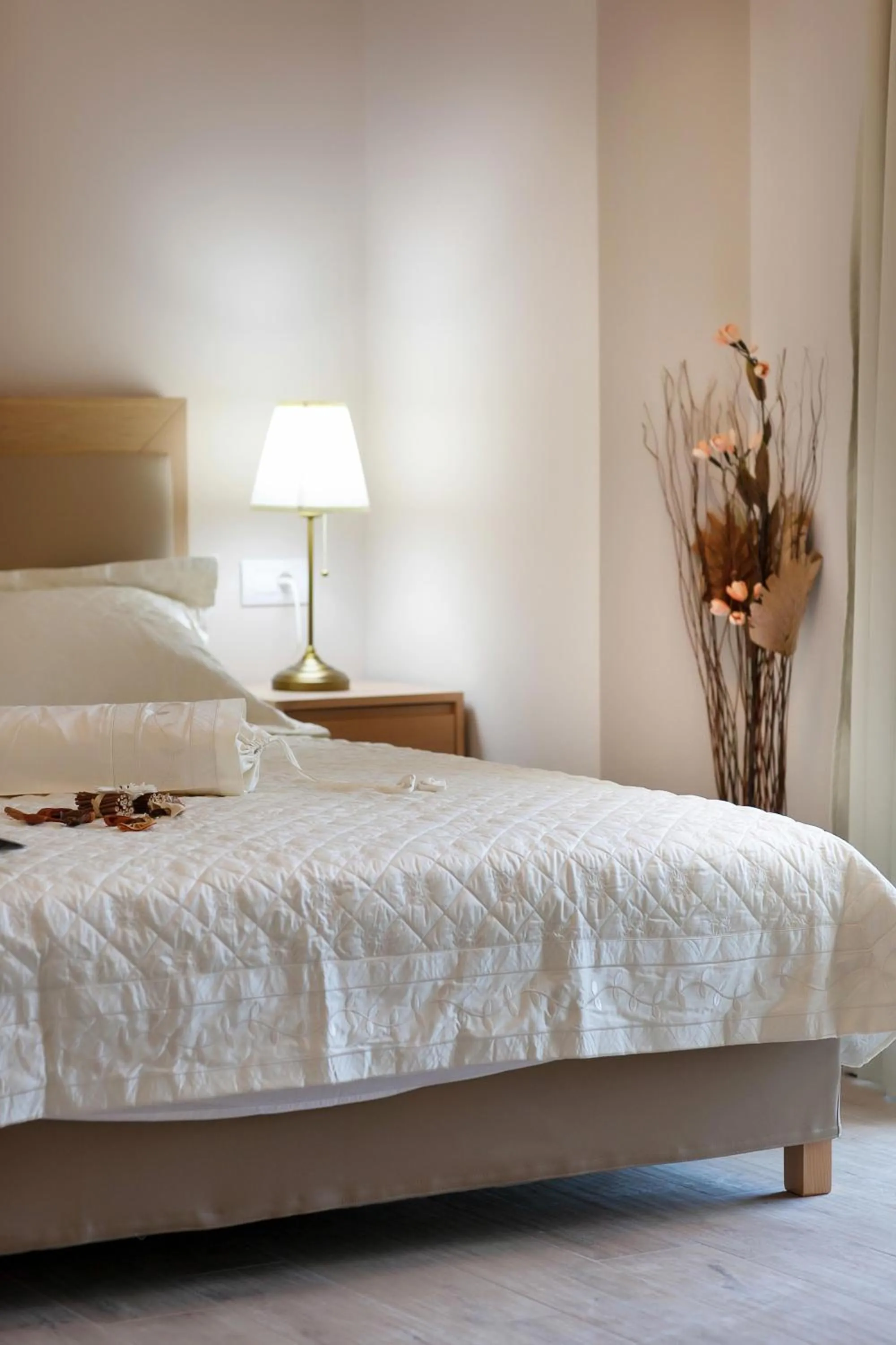 Decorative detail, Bed in Zante Suites