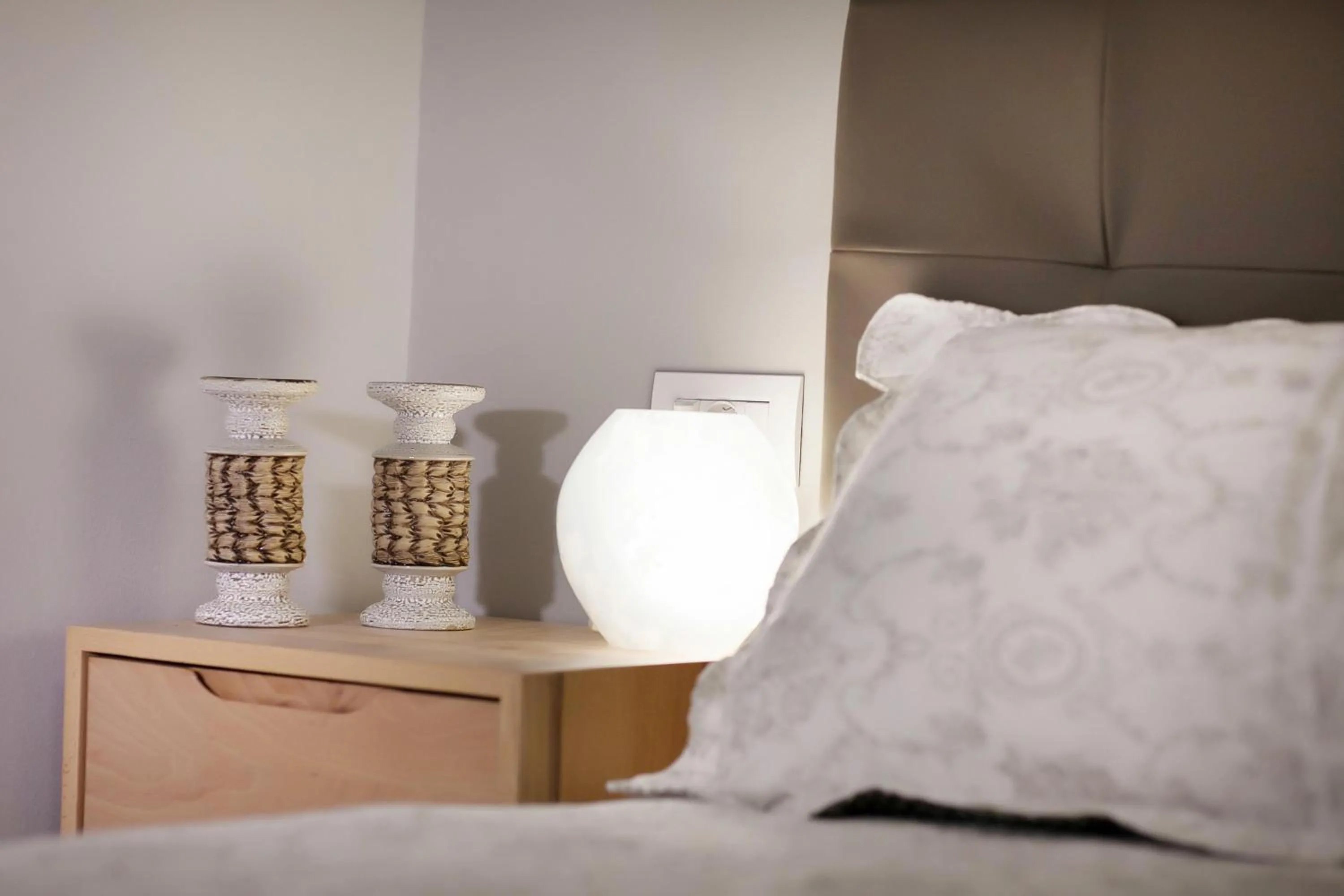 Decorative detail, Bed in Zante Suites