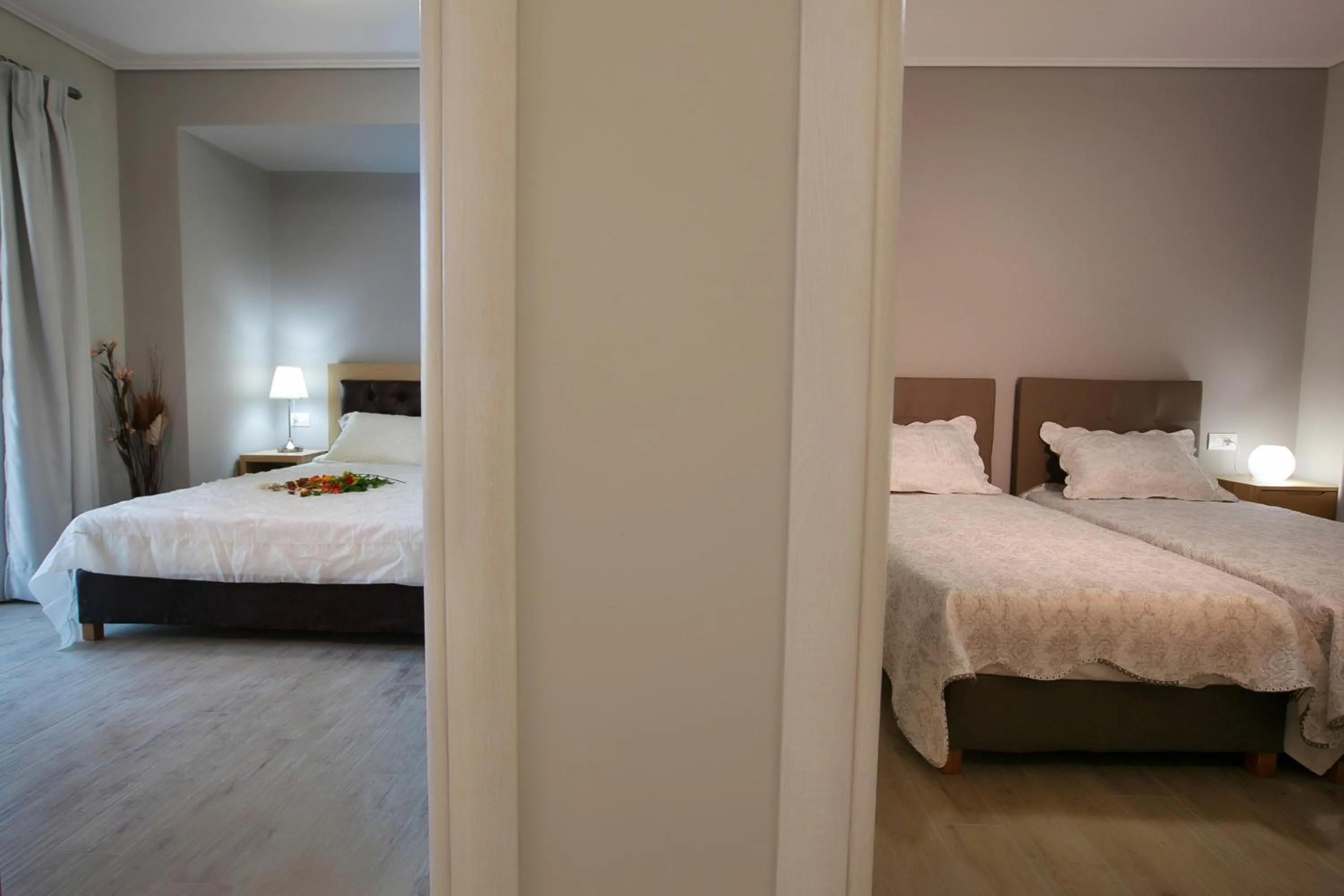 Bedroom, Bed in Zante Suites