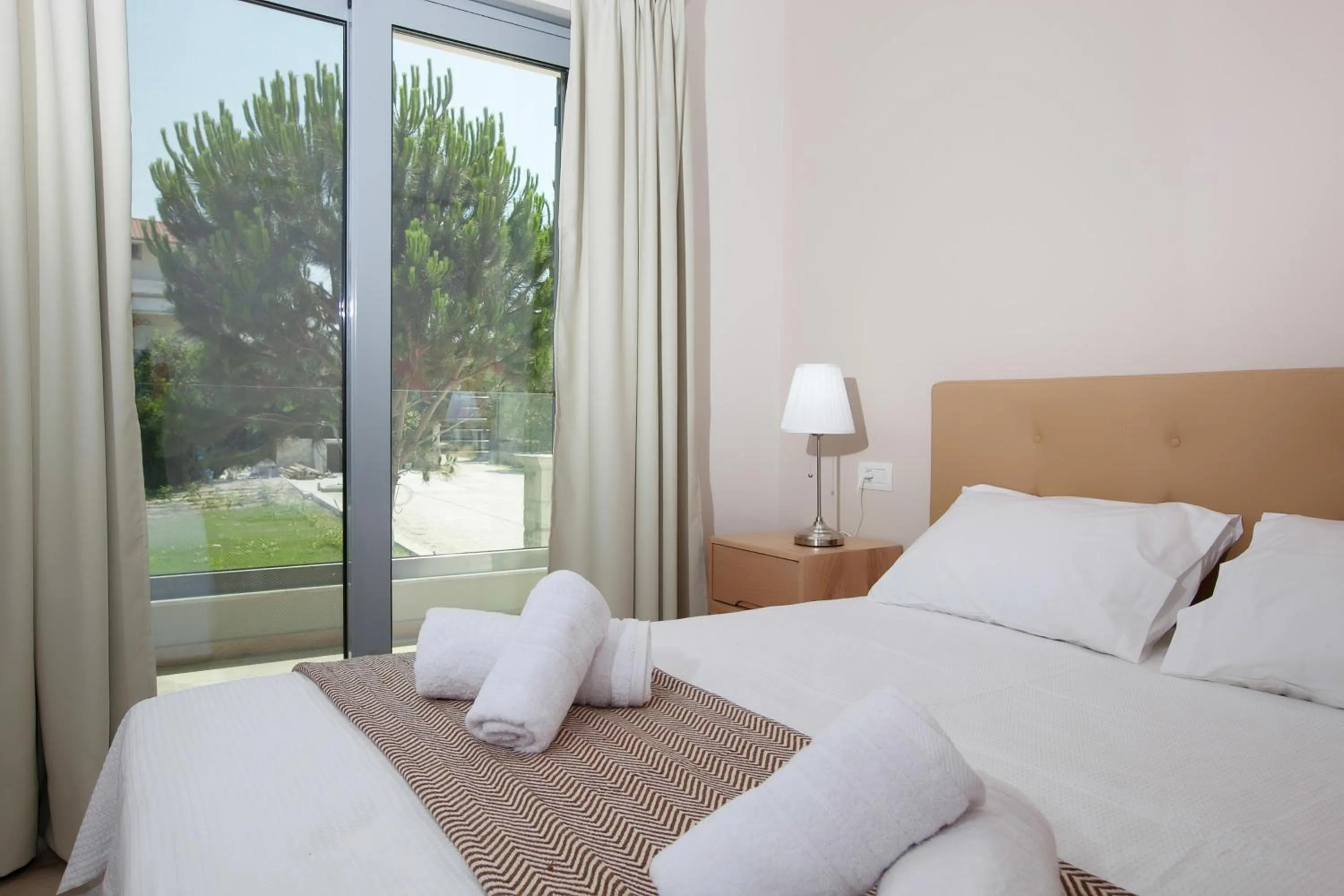 Bedroom, Bed in Zante Suites