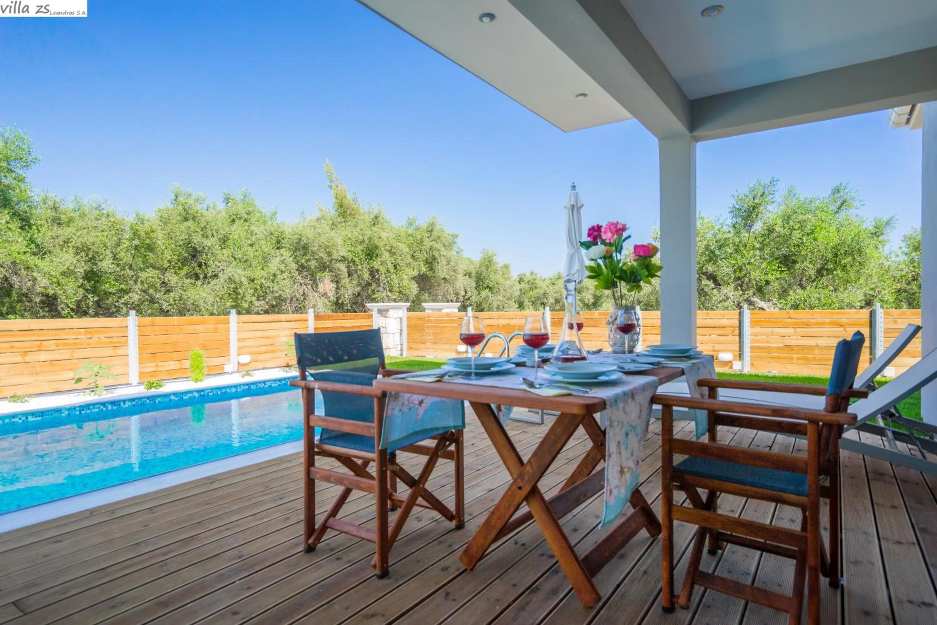 Patio in Zante Suites