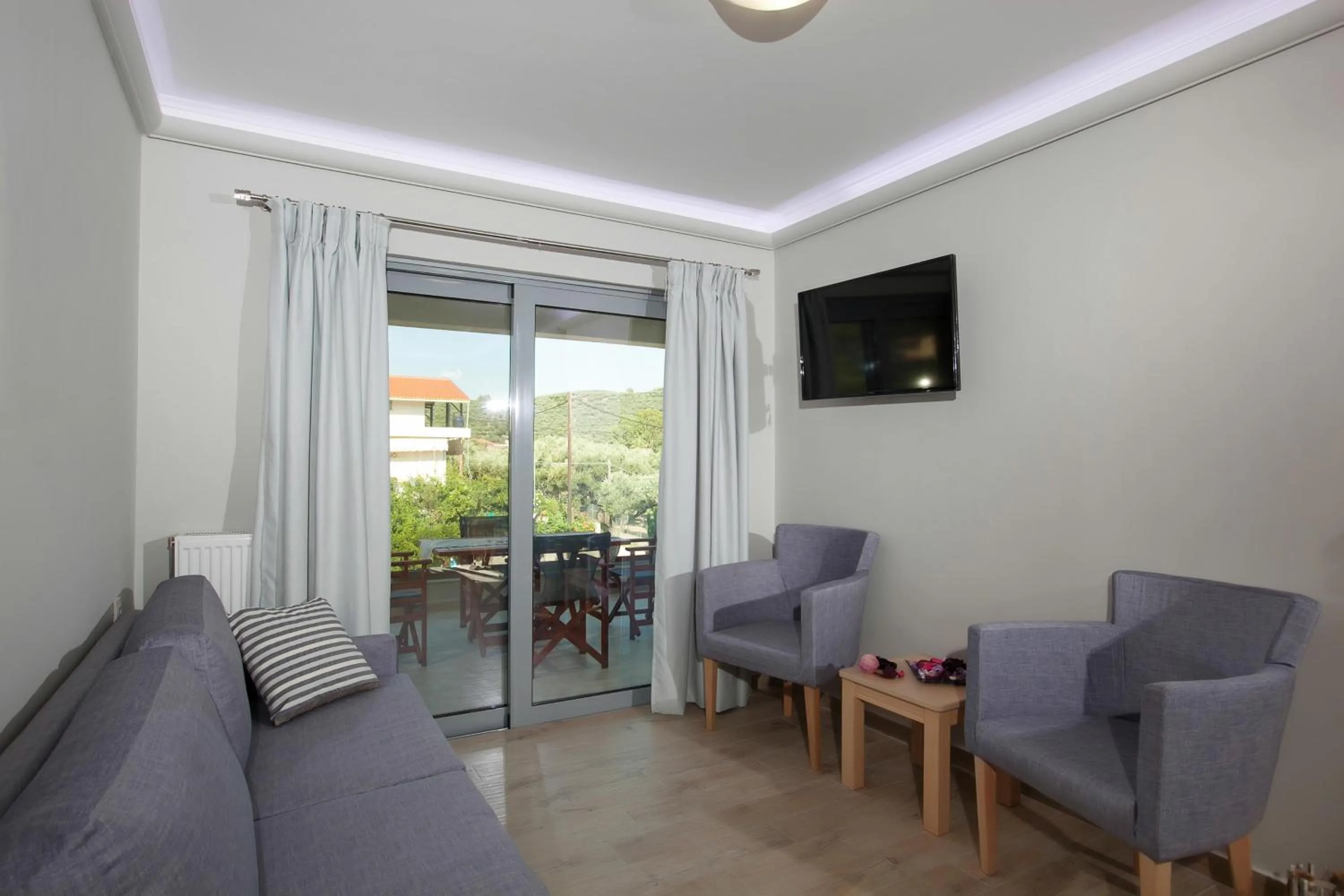 Living room in Zante Suites