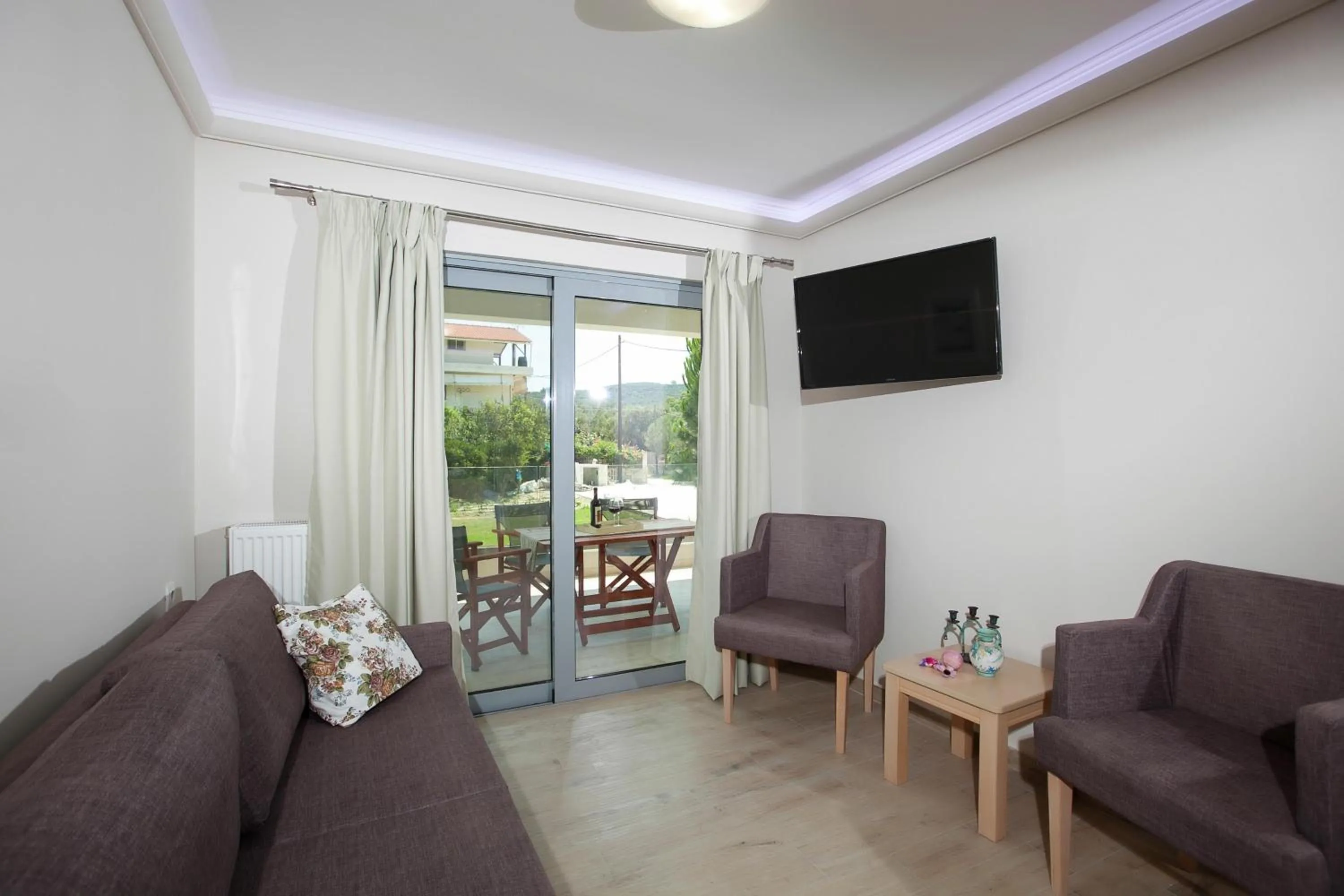 Living room in Zante Suites