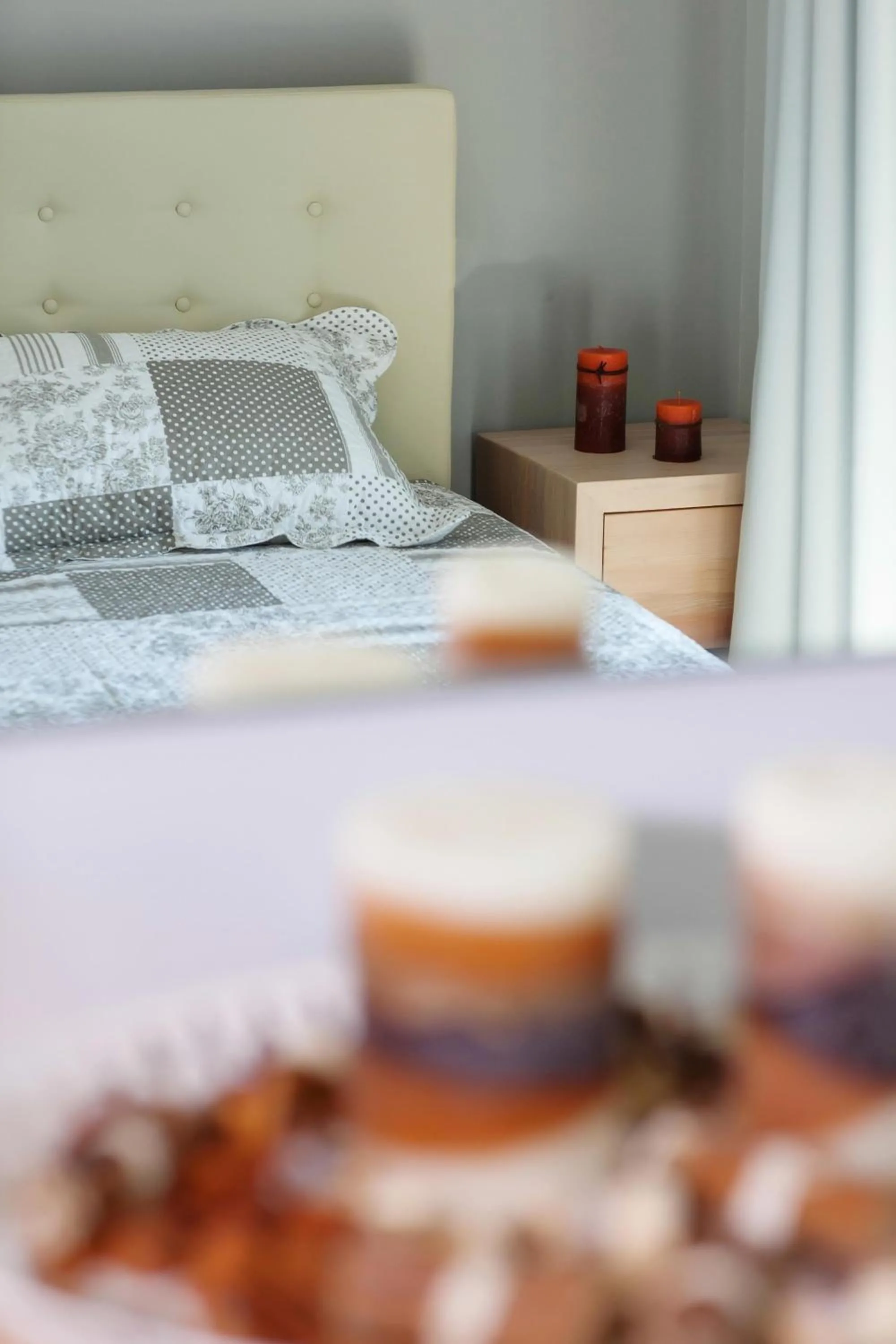Decorative detail, Bed in Zante Suites