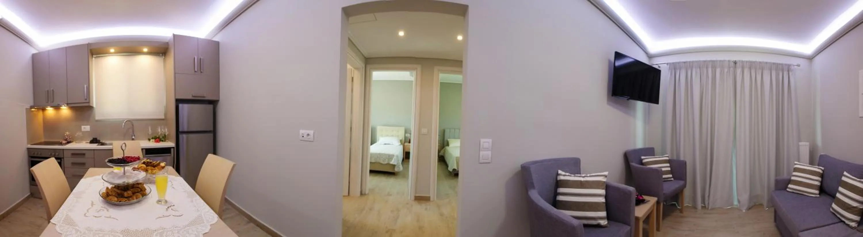 Bird's eye view, Bed in Zante Suites
