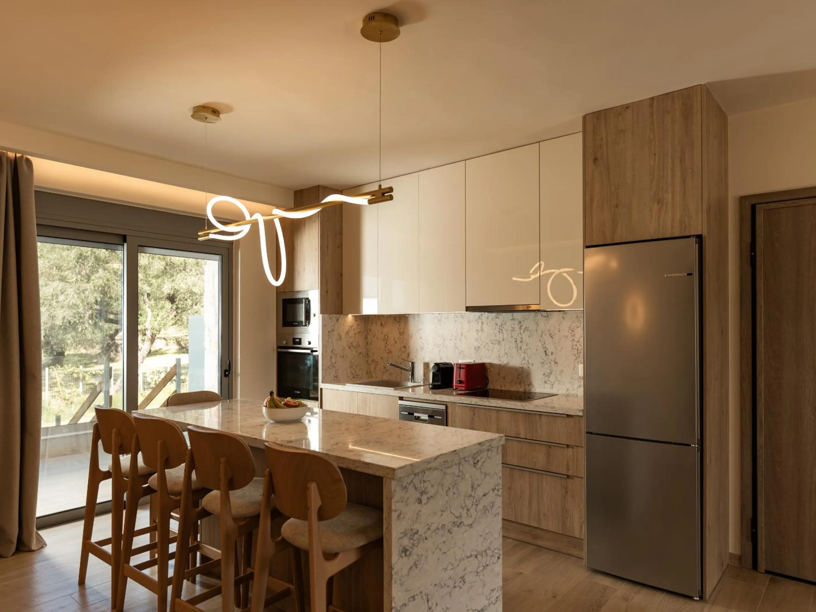 kitchen in Zante Suites
