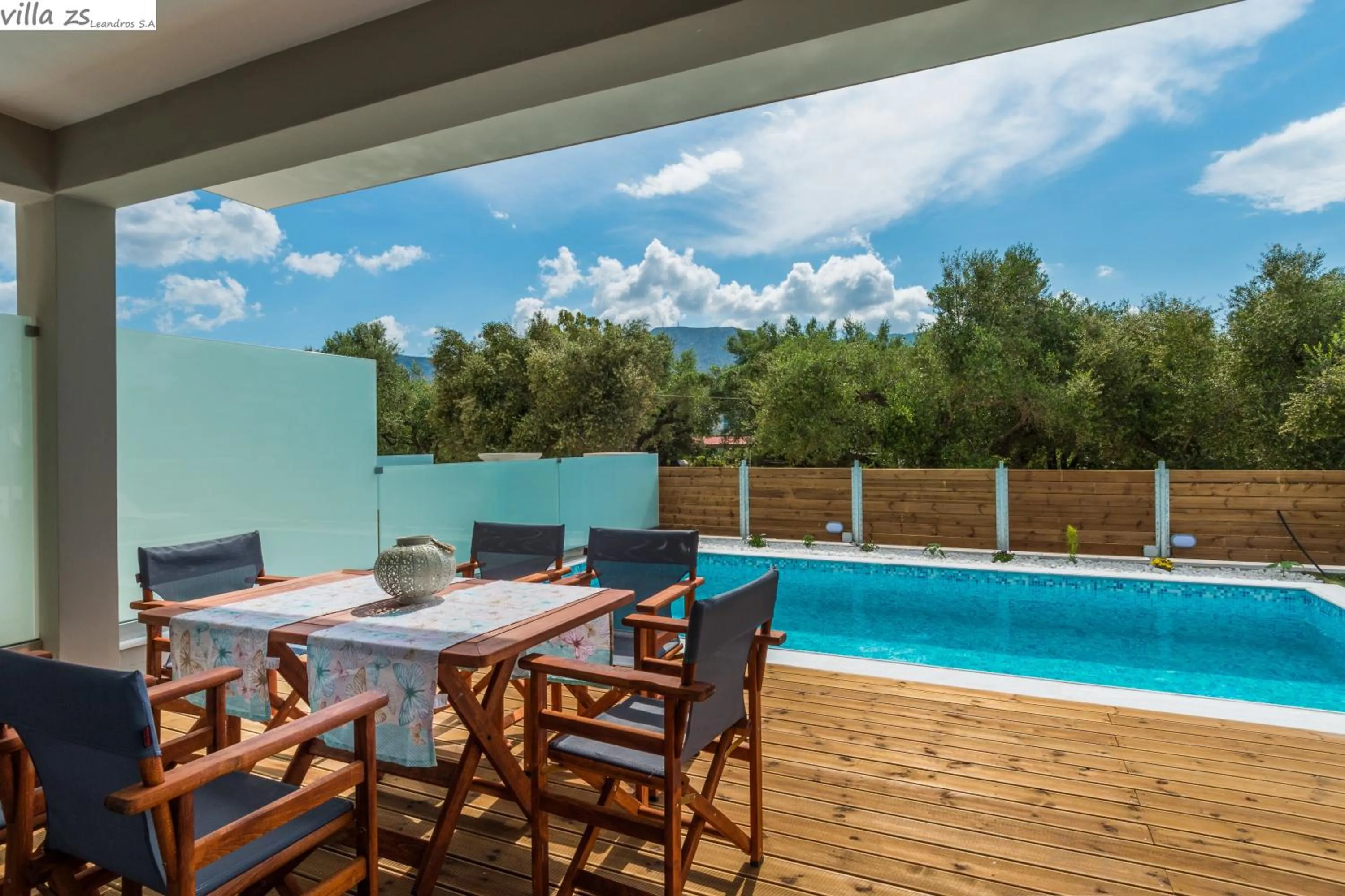 Patio in Zante Suites