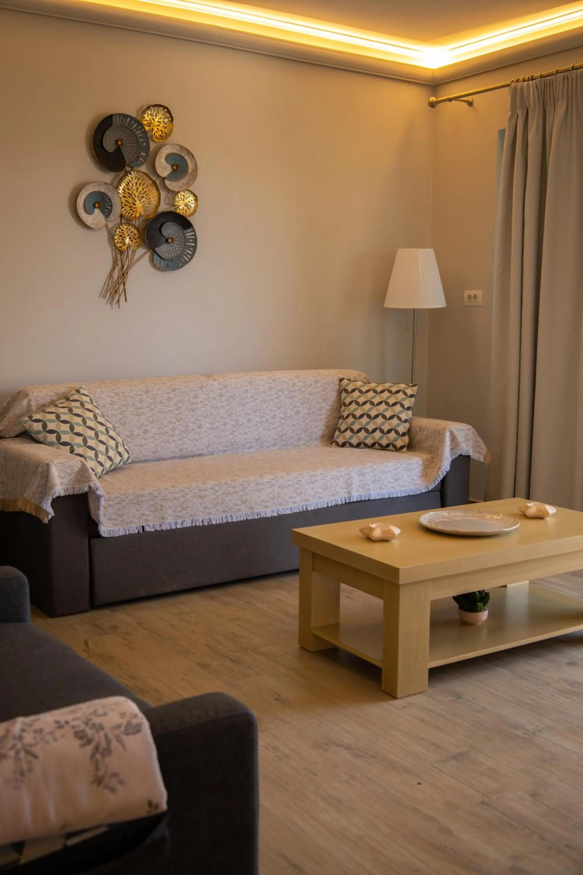 Living room in Zante Suites