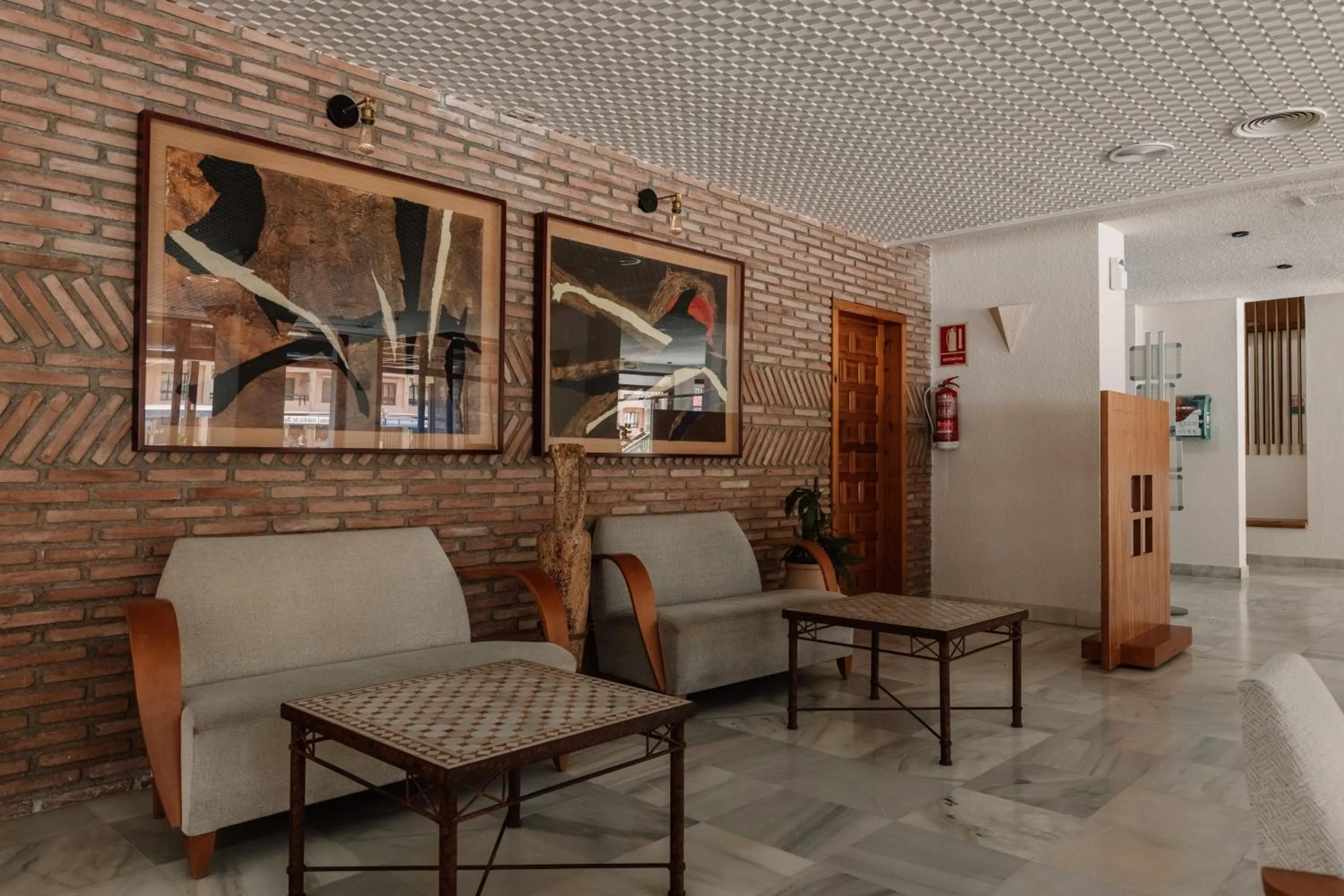 Lobby or reception in Hotel Apartamentos Londres La Manga