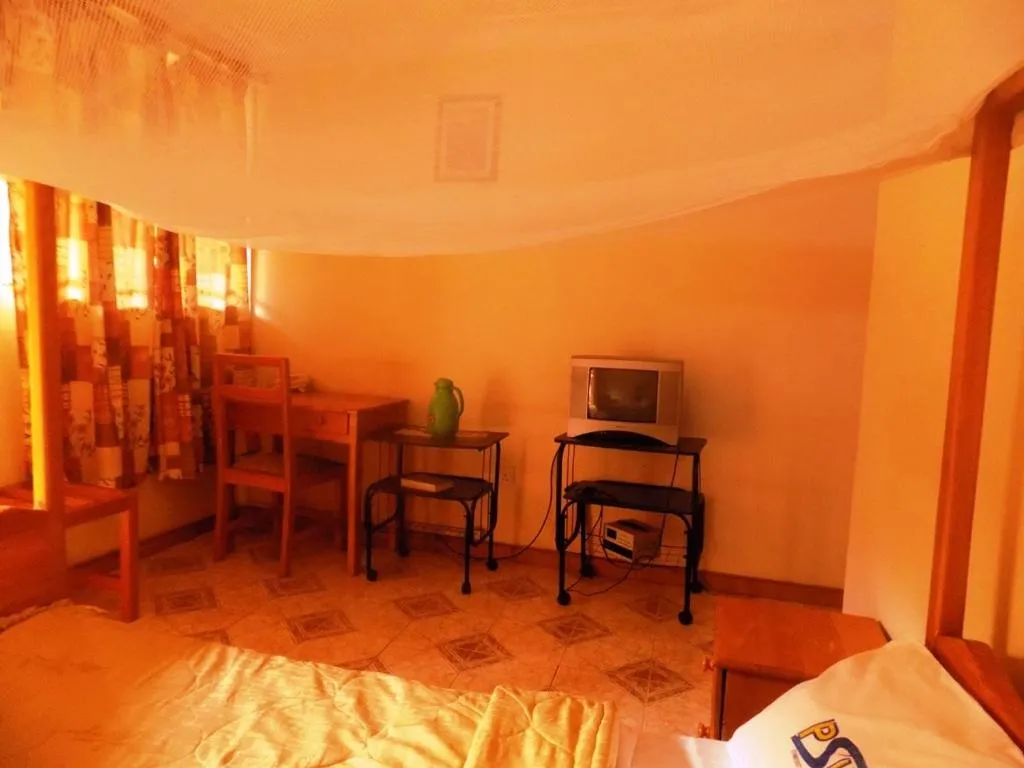 TV and multimedia in Palm Springs Hotel Masaka