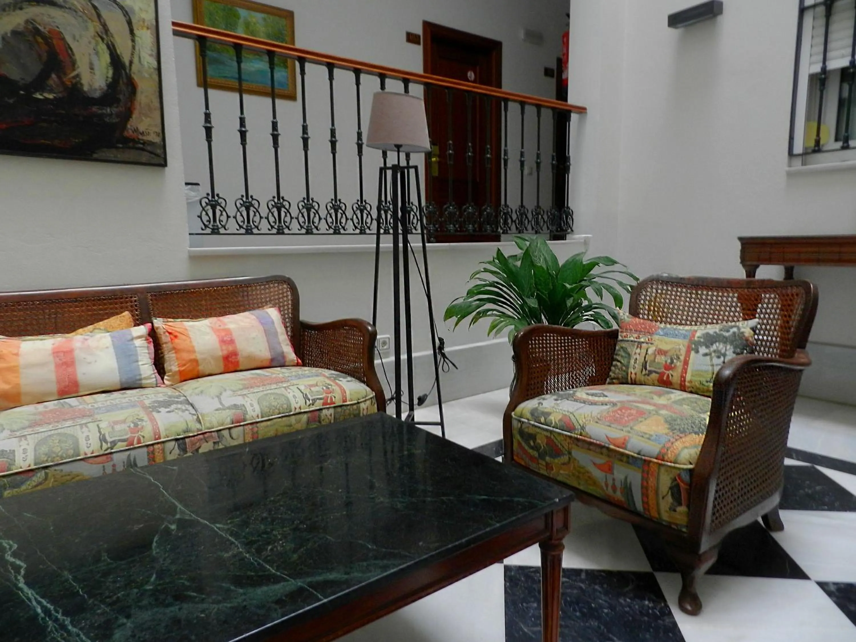 Patio in Hotel Doña Blanca