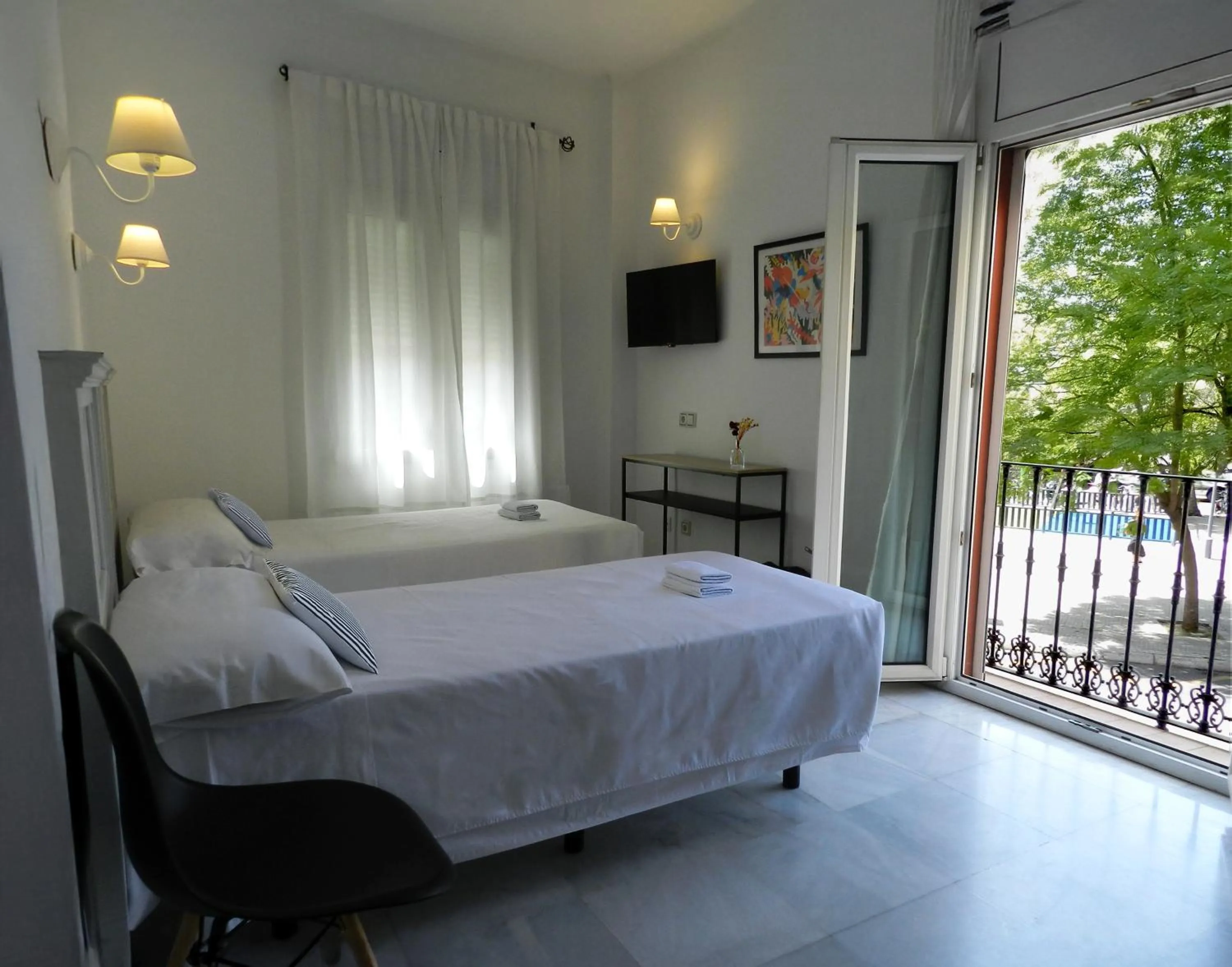 Bed in Hotel Doña Blanca