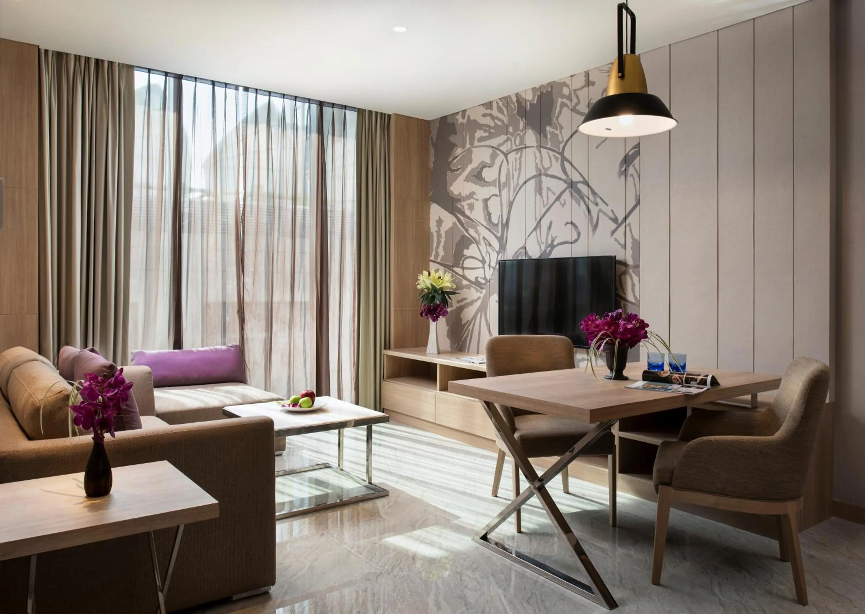 Living room in SKYVIEW Hotel Bangkok - Sukhumvit