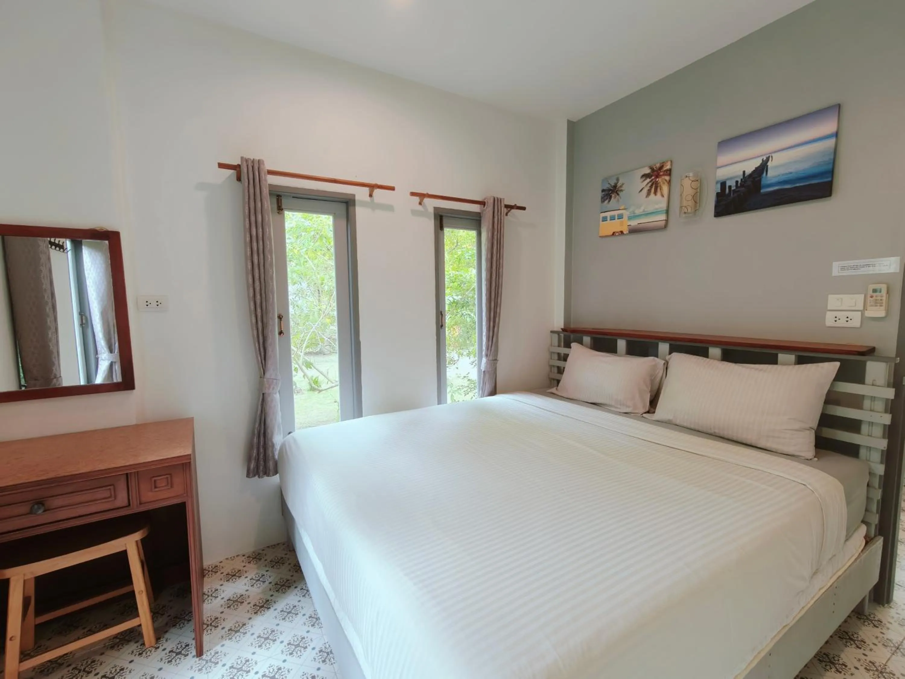 Bed in Baan Moonchan House