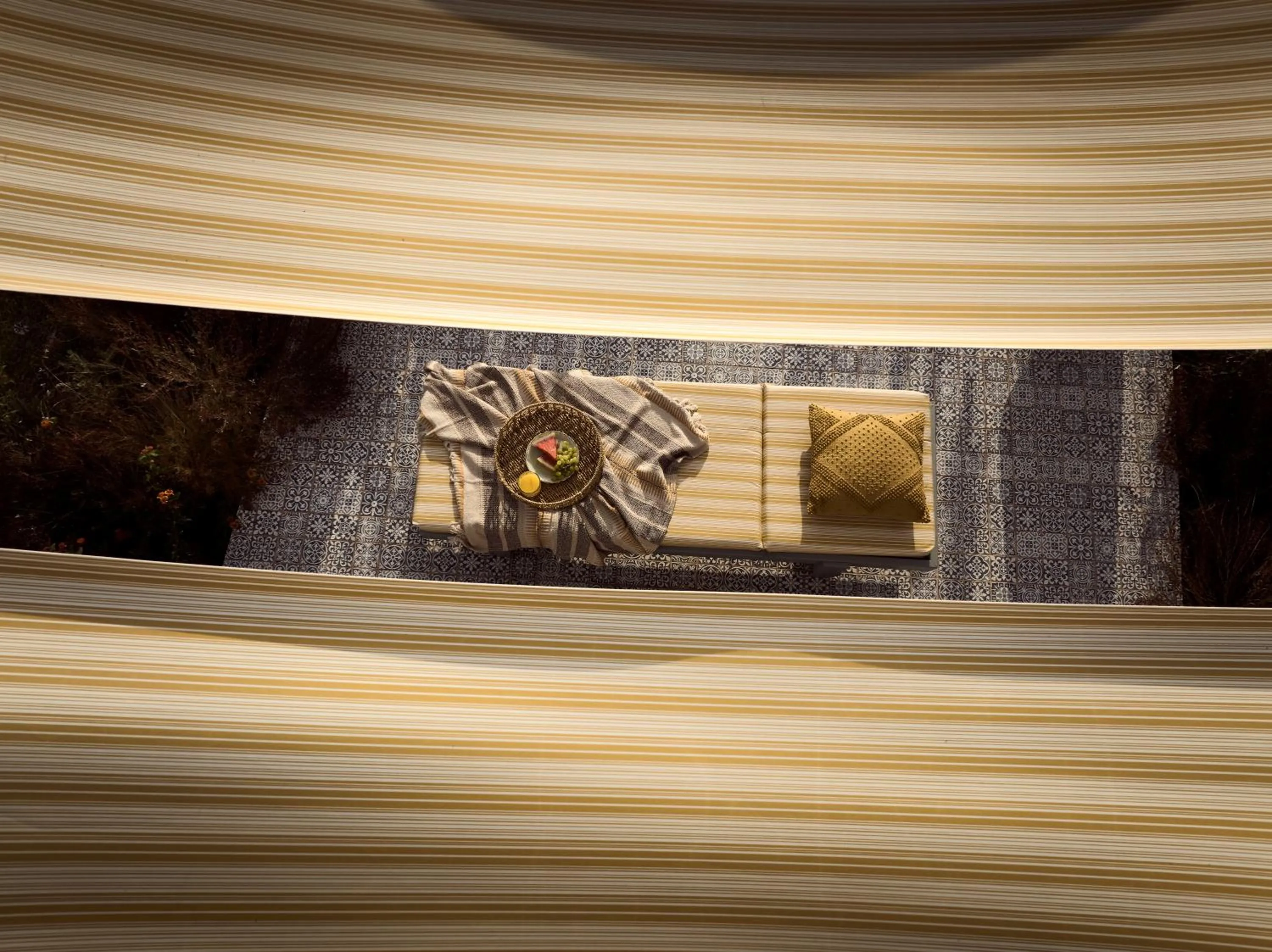 Decorative detail in Memories Apartments