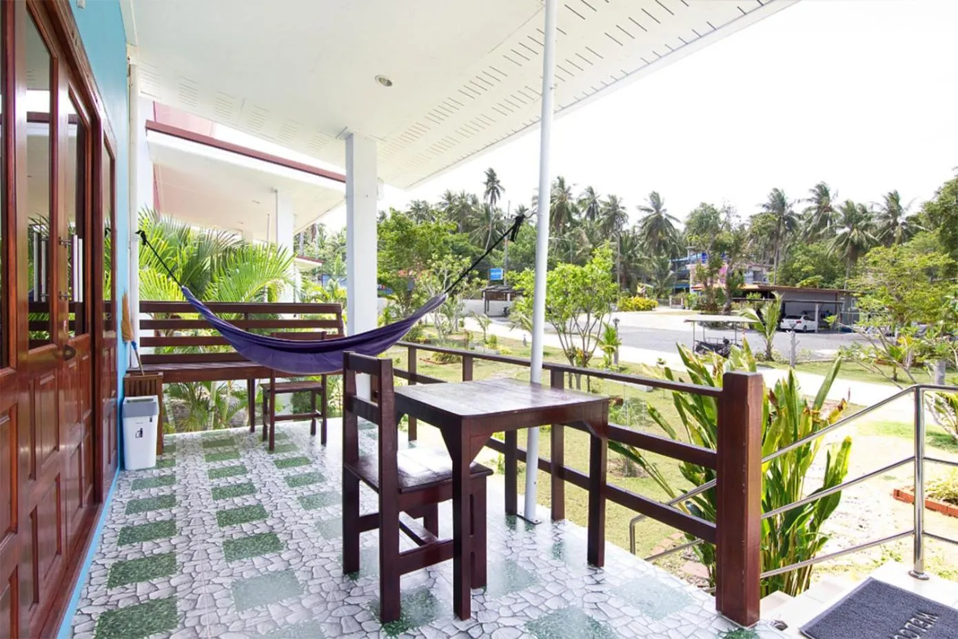 Patio in Breeze Bay Villa