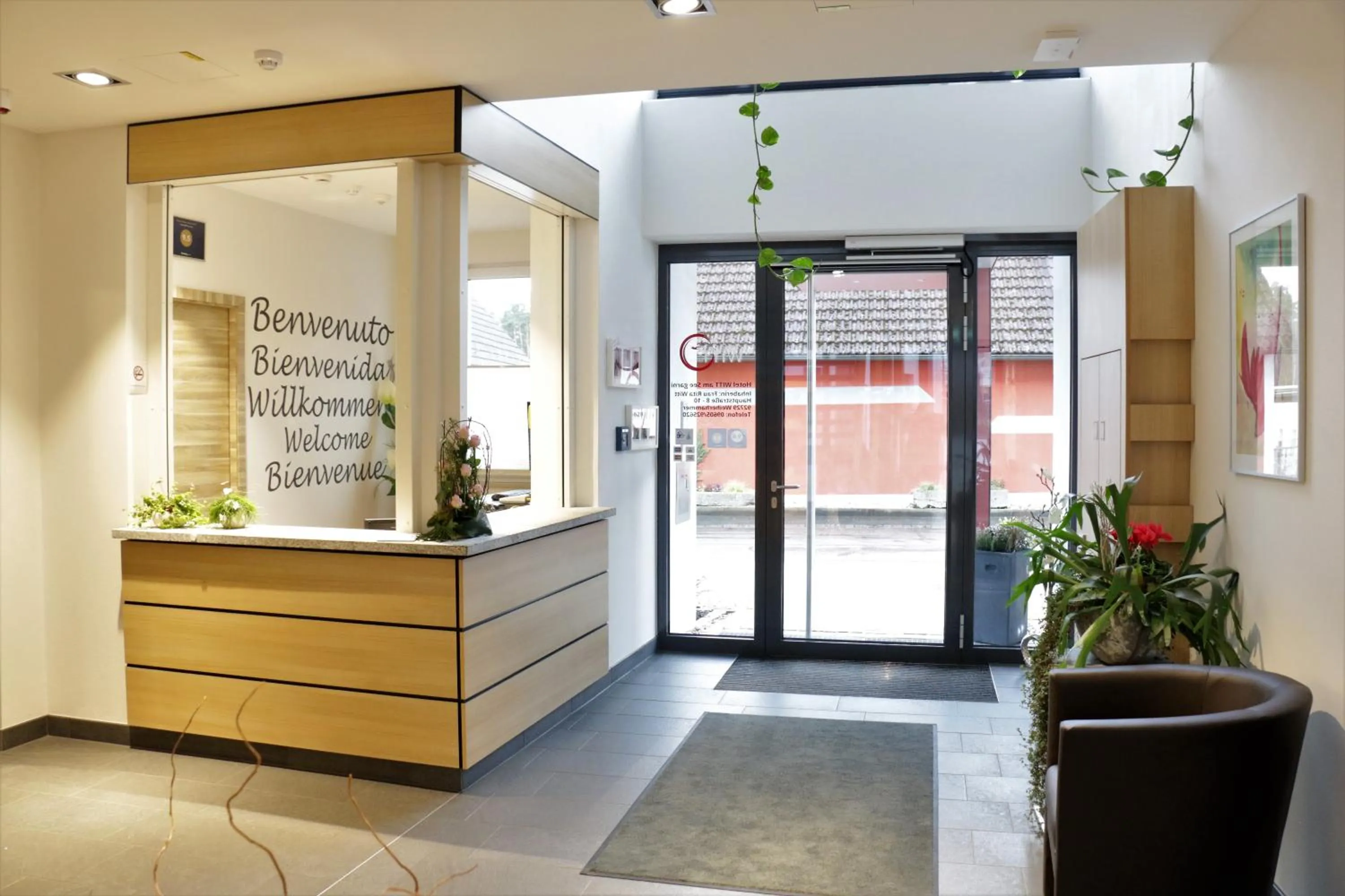 Lobby or reception in Hotel WITT am See