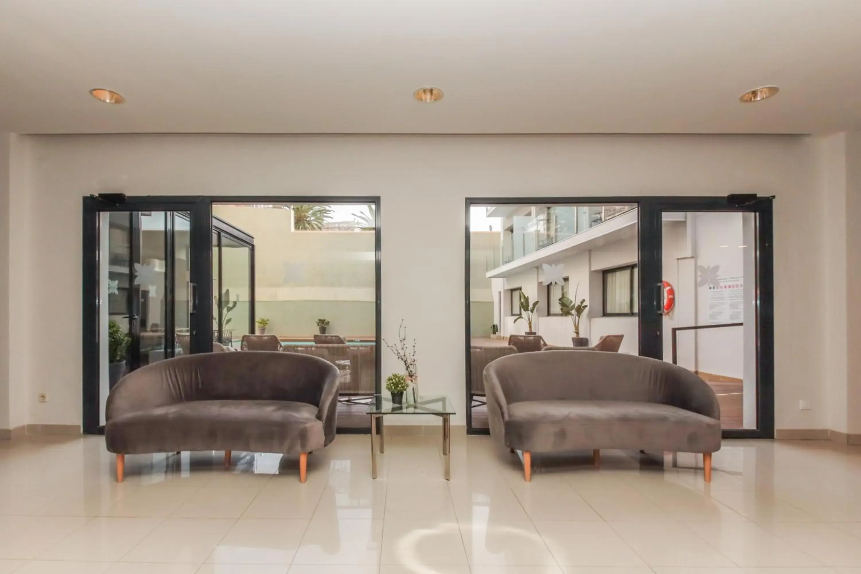 Lobby or reception in Hotel Lauria Lobby or reception in Hotel Lauria