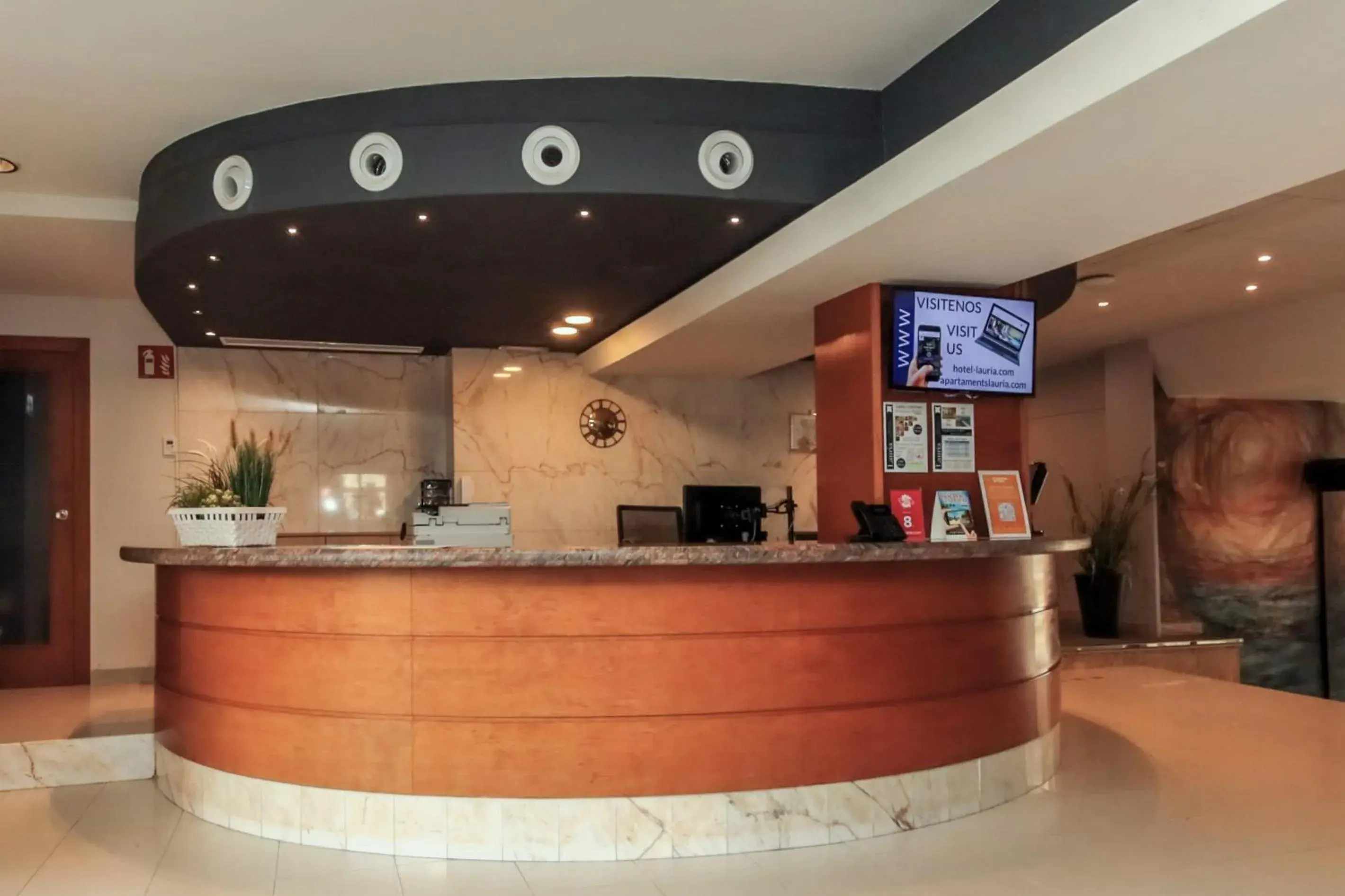 Lobby or reception in Hotel Lauria Lobby or reception in Hotel Lauria