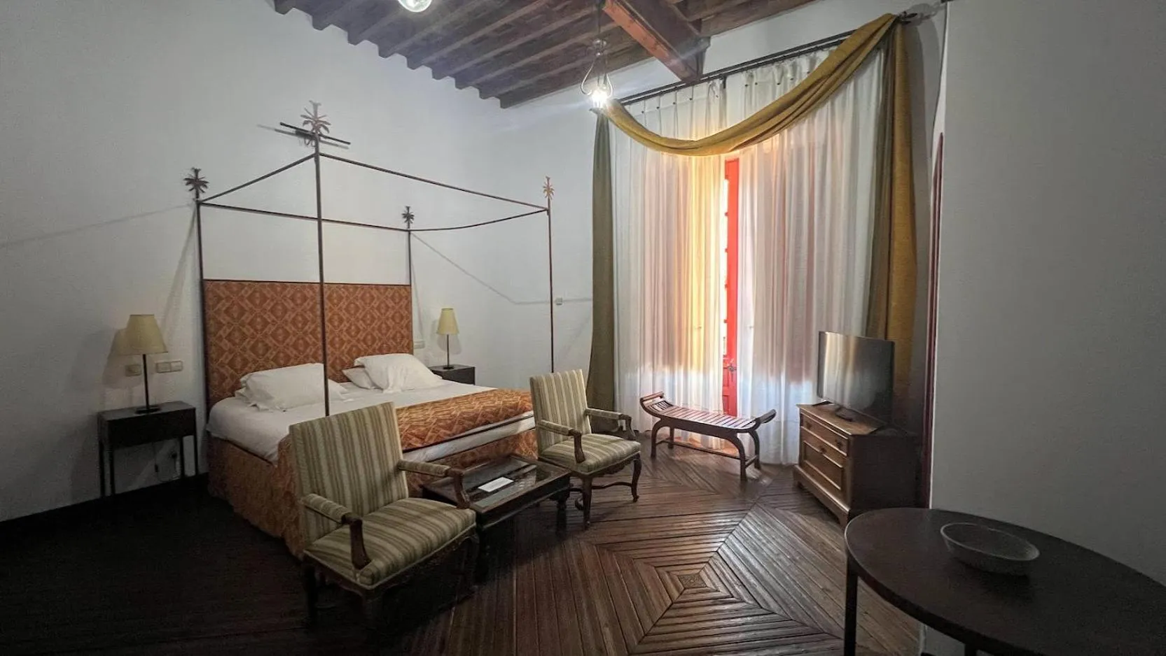 Bedroom, Bed in Palacio Rejadorada