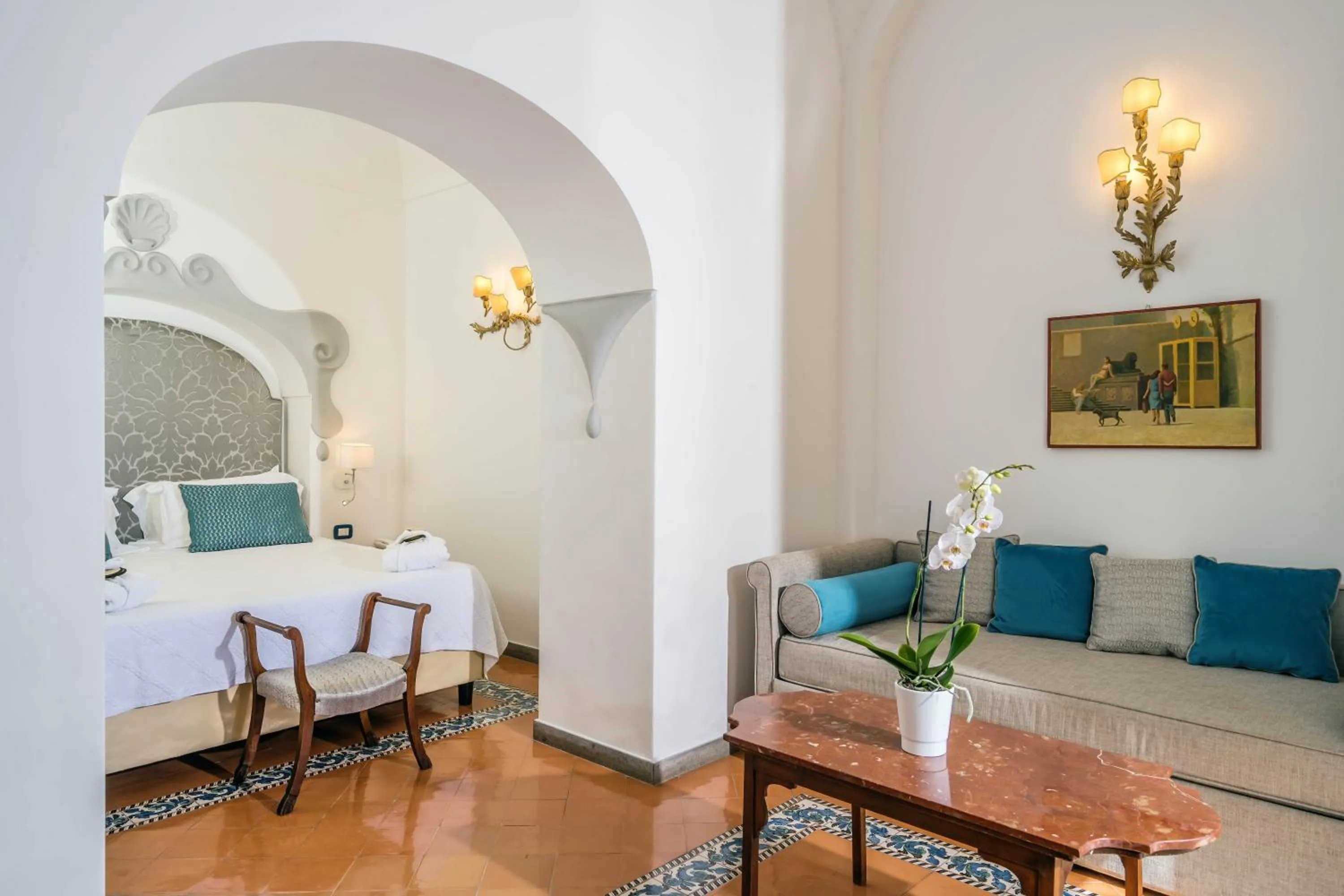 Photo of the whole room in Albergo Miramare Positano
