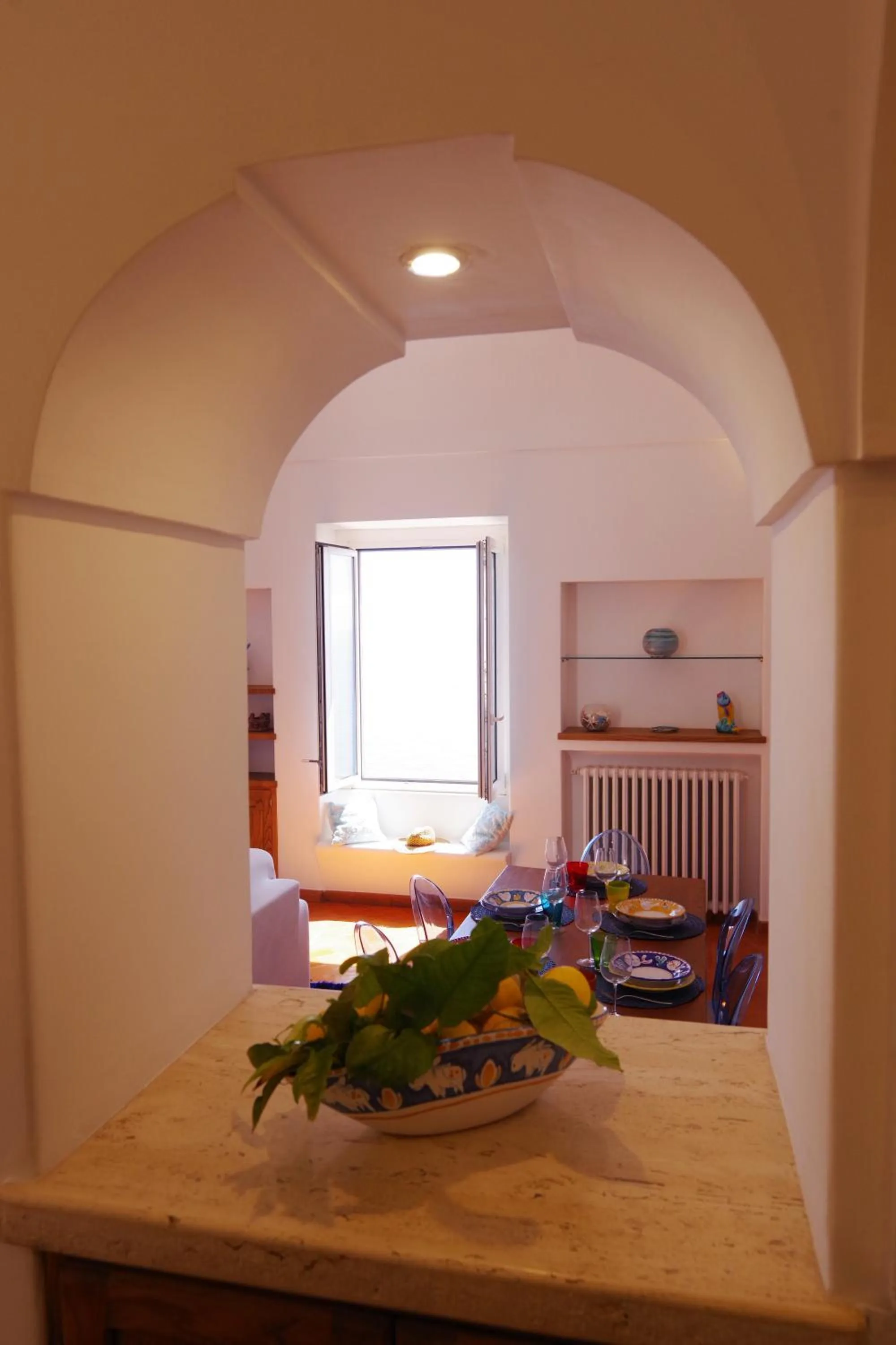 Seating area in Albergo Miramare Positano
