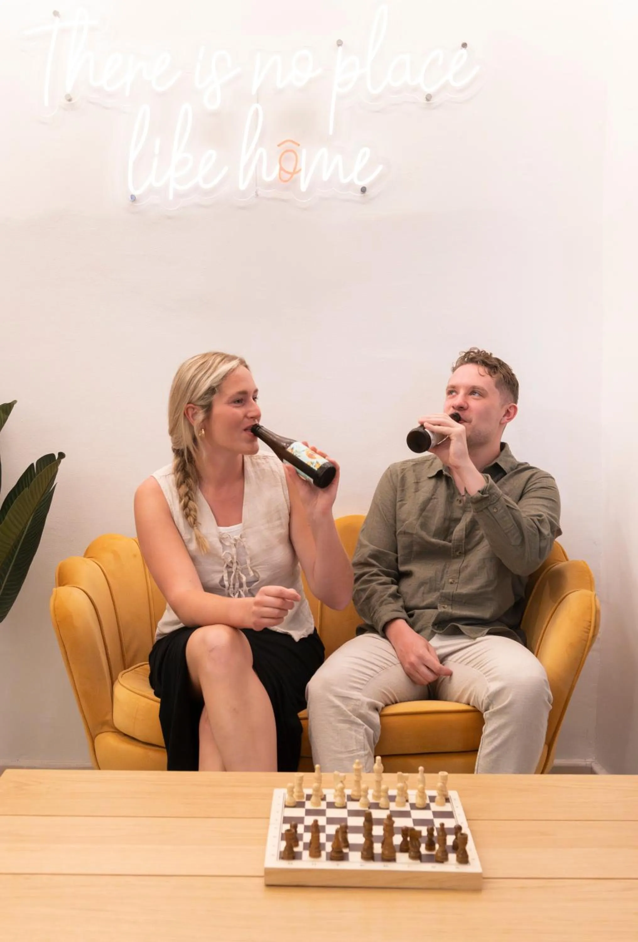 People in Home Youth Hostel by Feetup Hostels