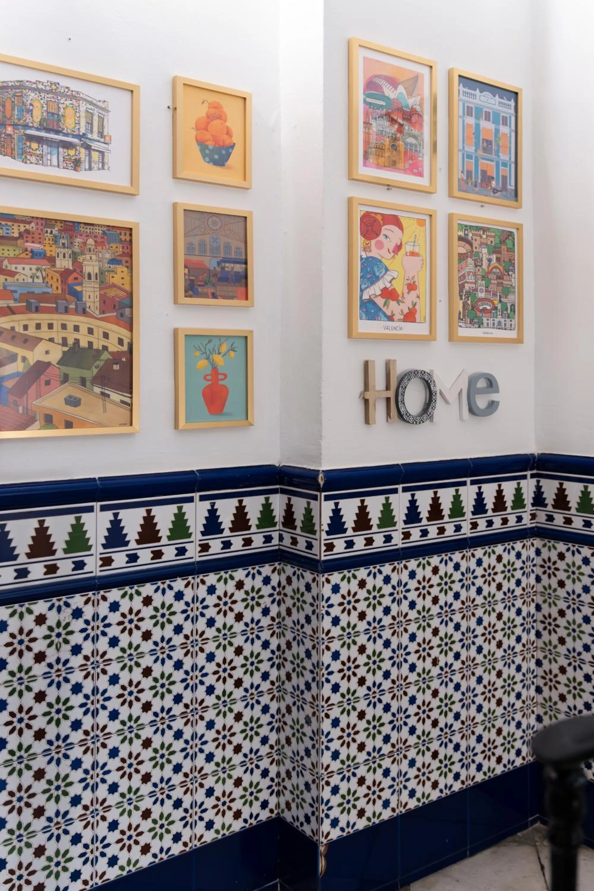 Decorative detail in Home Youth Hostel by Feetup Hostels