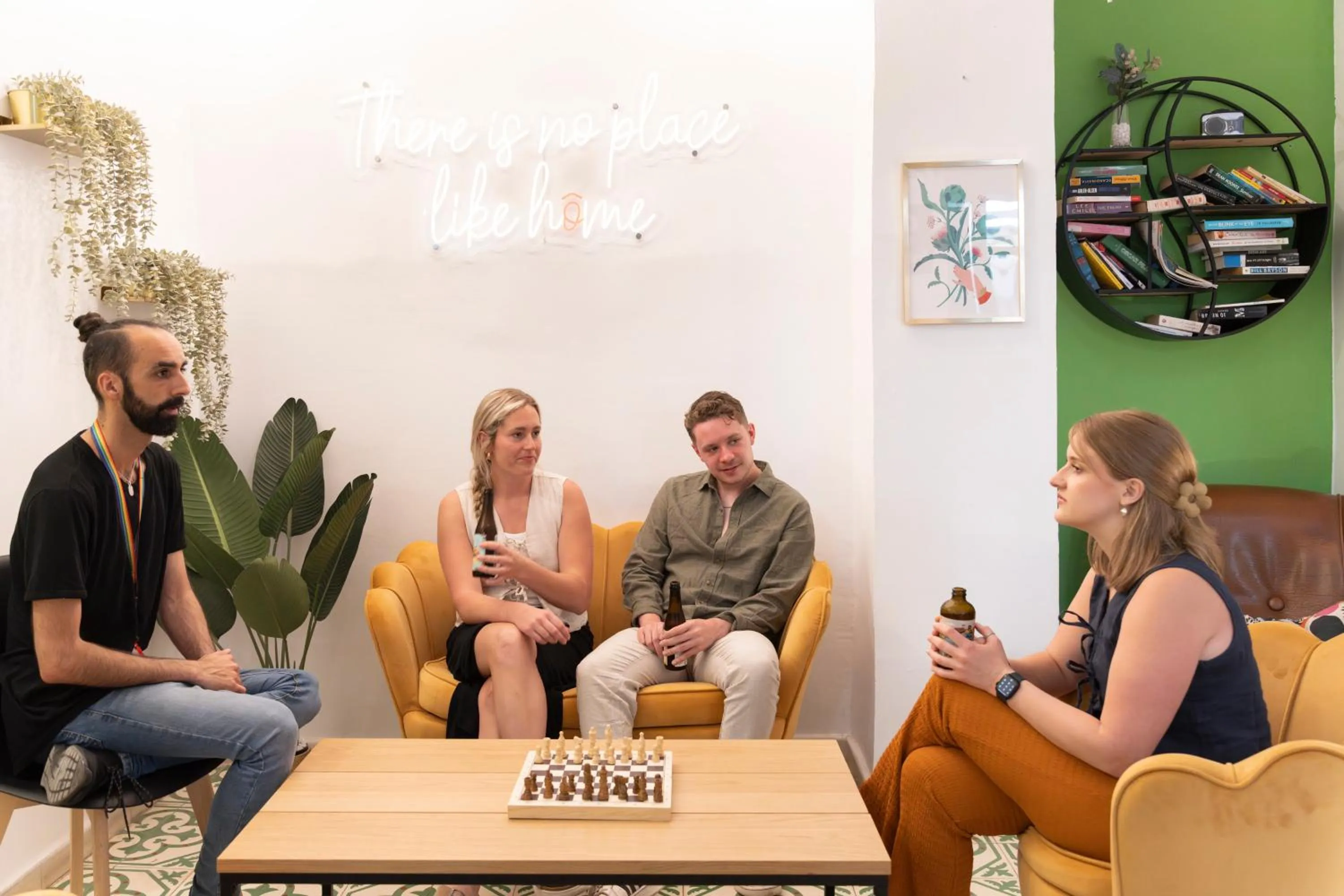 People in Home Youth Hostel by Feetup Hostels