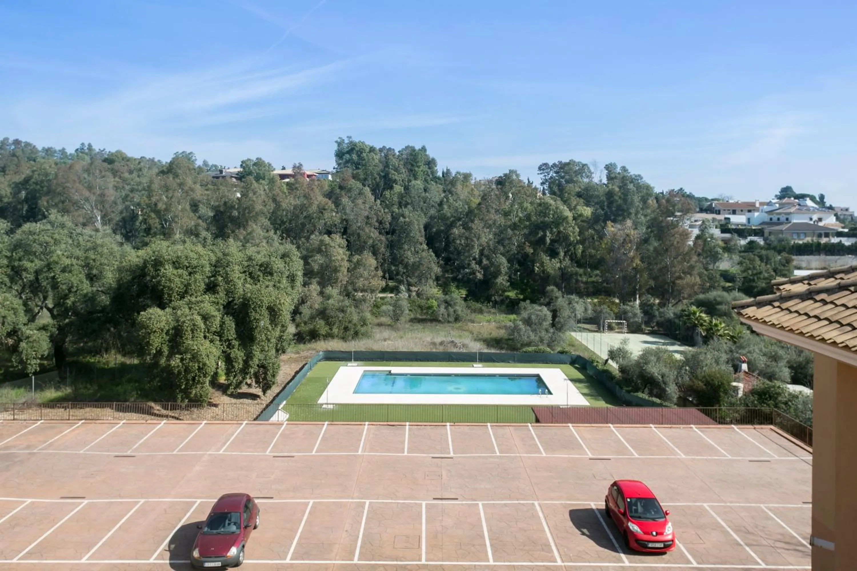 Pool view in Apartamentos Turísticos La Castilleja
