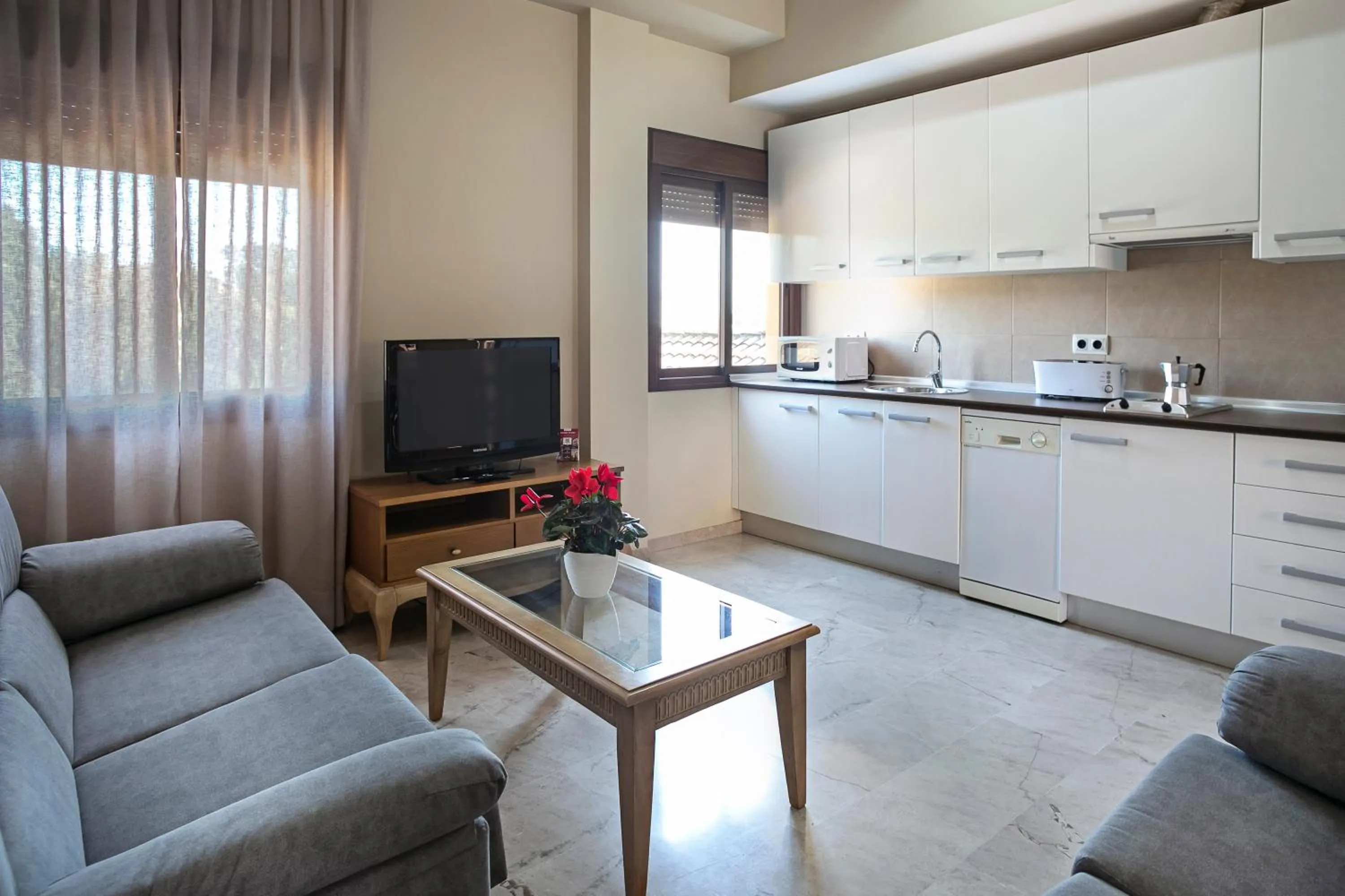 Living room in Apartamentos Turísticos La Castilleja